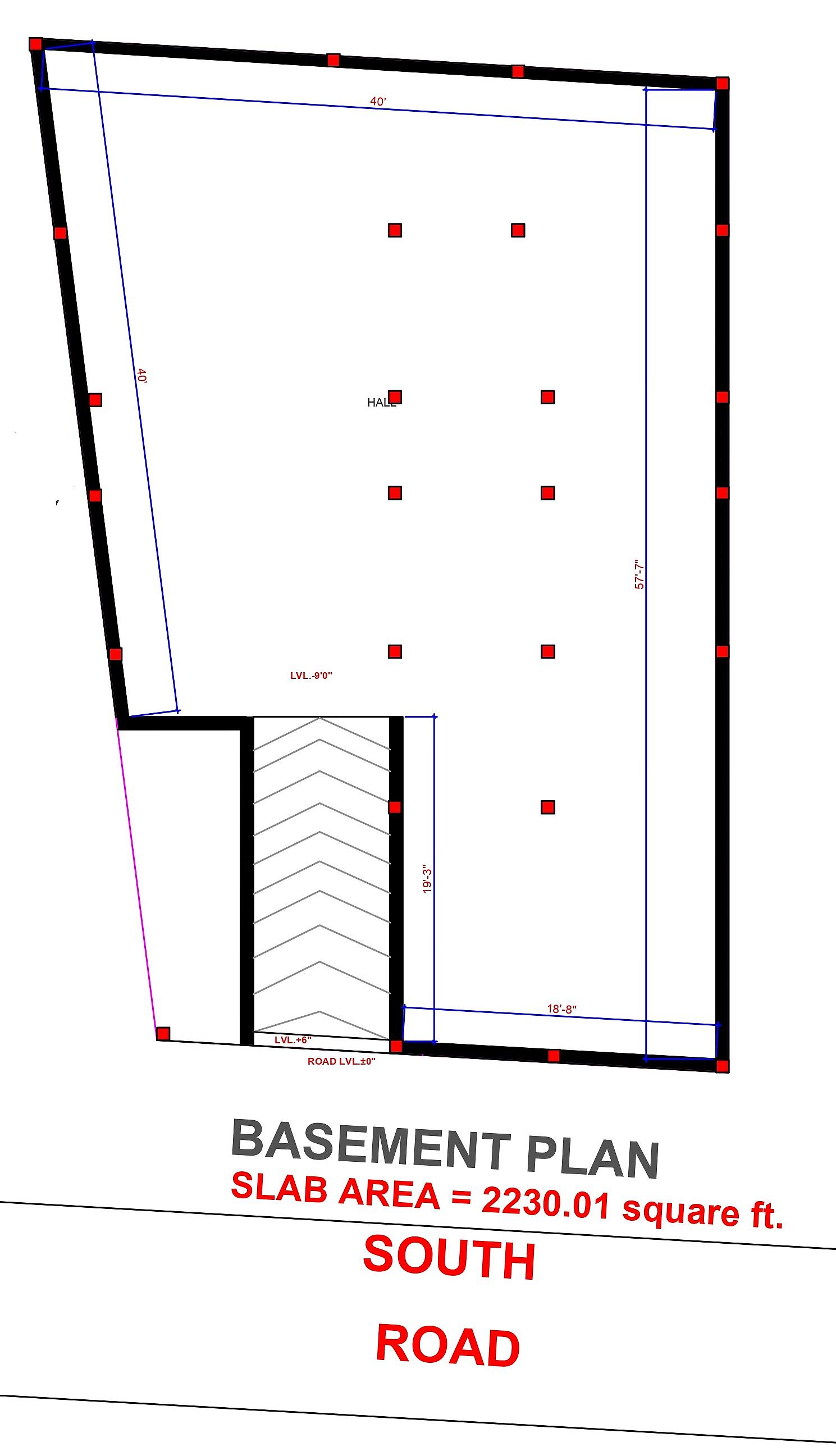 35X55 Apartment plan- 1925 sqft Residential Cum Commercial house design At Rewa [MP]