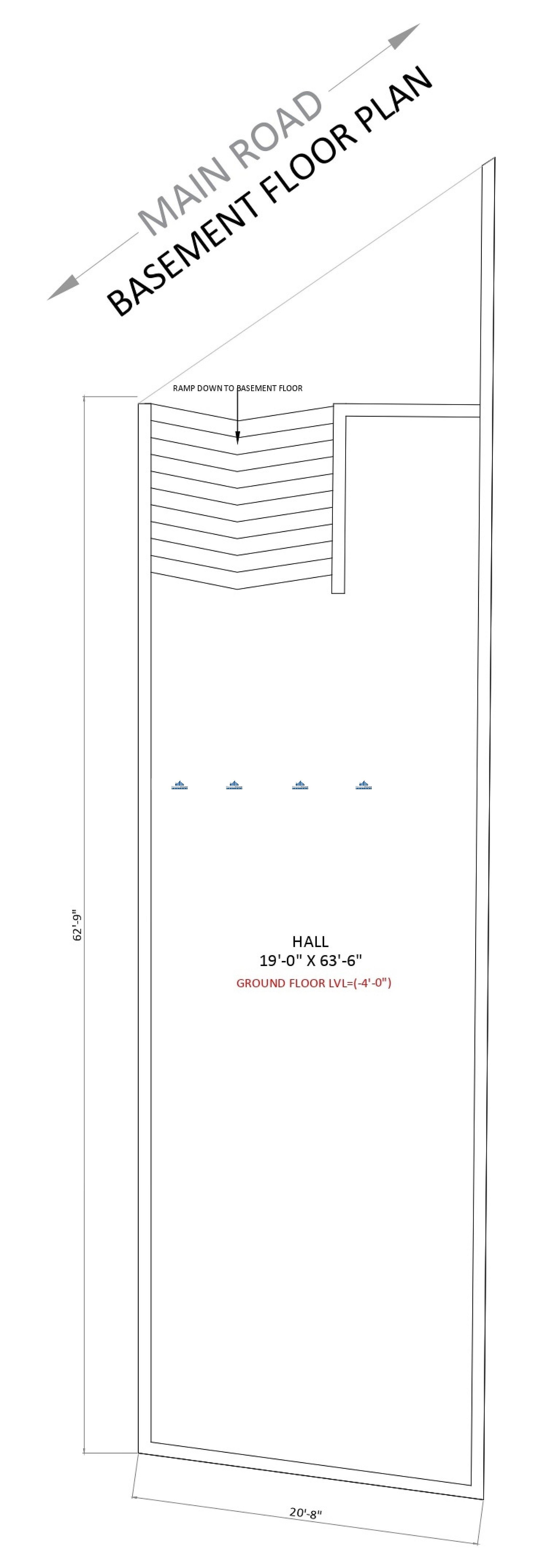 20X64 house plan- 1280 sqft Residential house design At Bhagalpur [BR]