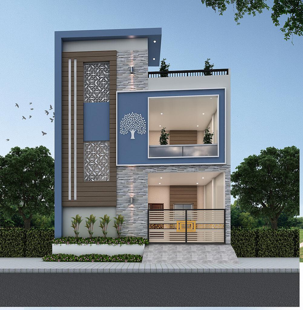 25X40 house plan- 80 sqft Residential house design At Lucknow