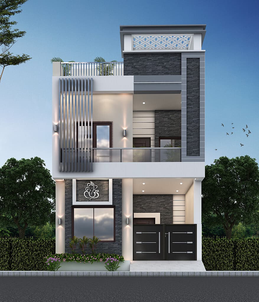 20X40 house plan- 800 sqft Residential house design At Ratlam — photo 1 — Project ID 6311