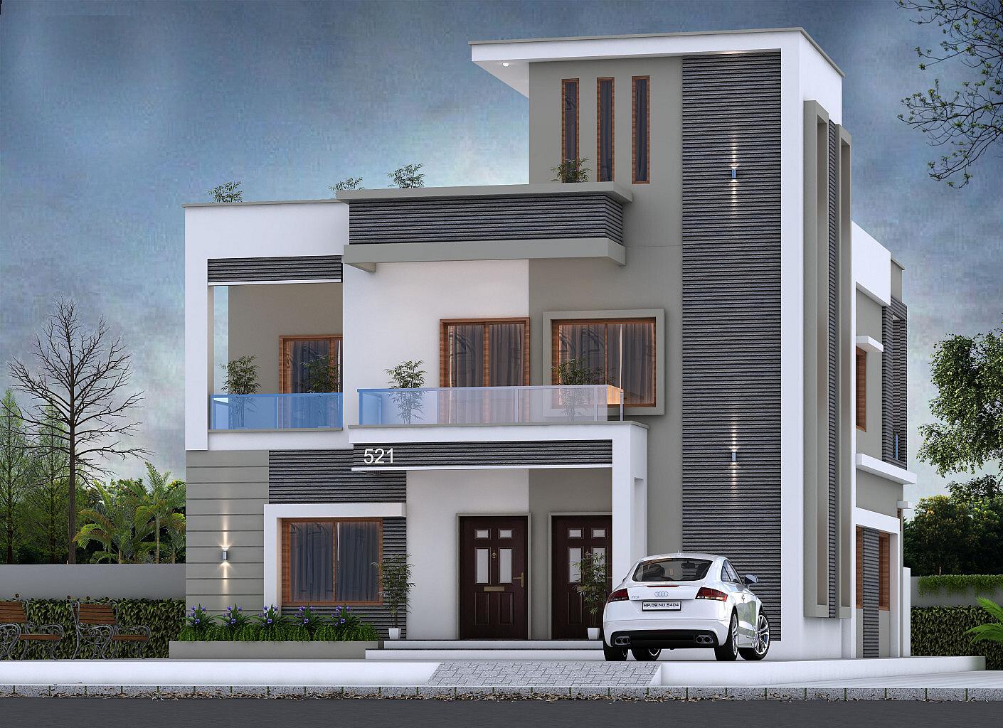 43X100 house plan- 4300 sqft Residential house design At CoimbatoreSouth [TN]
