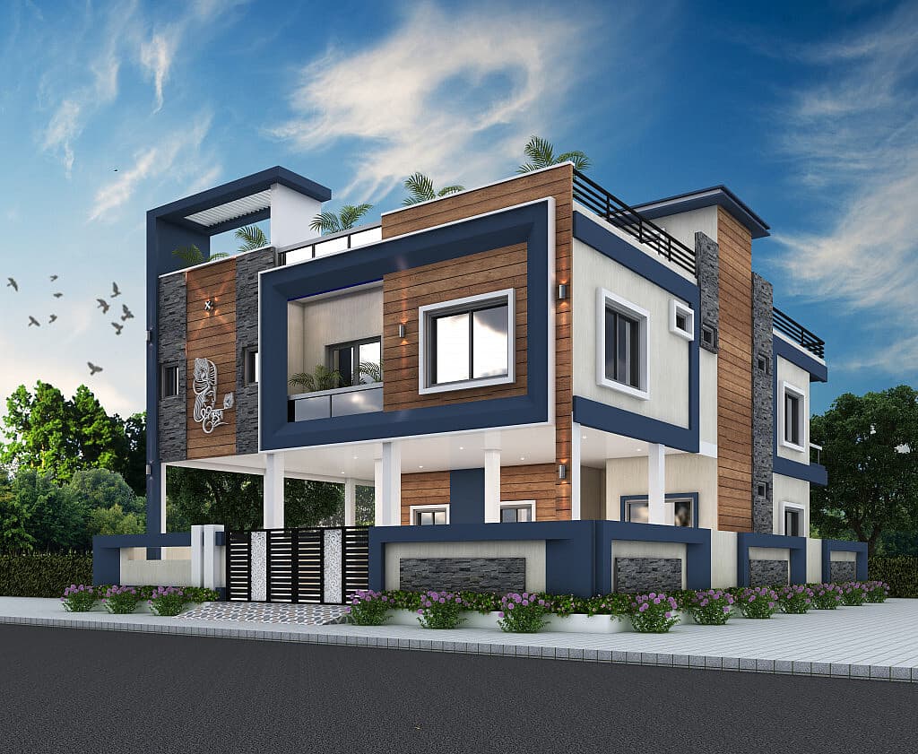 45X60 Apartment plan- 2700 sqft Residential Cum Commercial house design At Cuttack thumbnail 1 — Project ID 6340