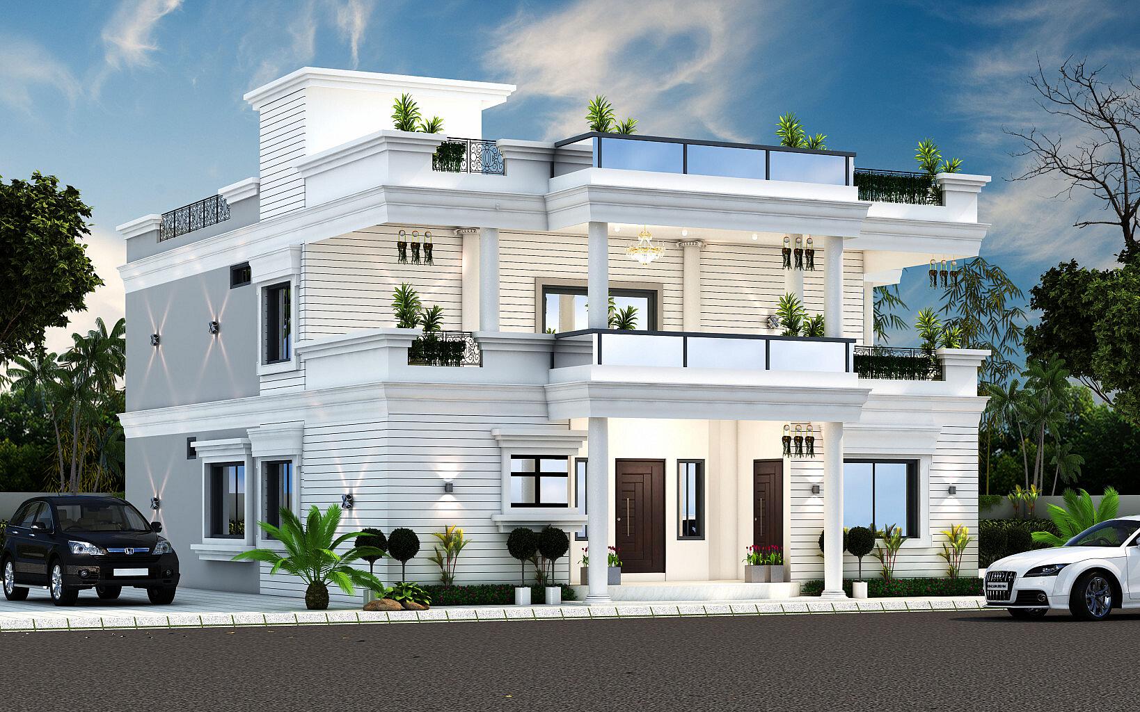 45X50 house plan- 2250 sqft Residential house design At Pratapgarh [UP]