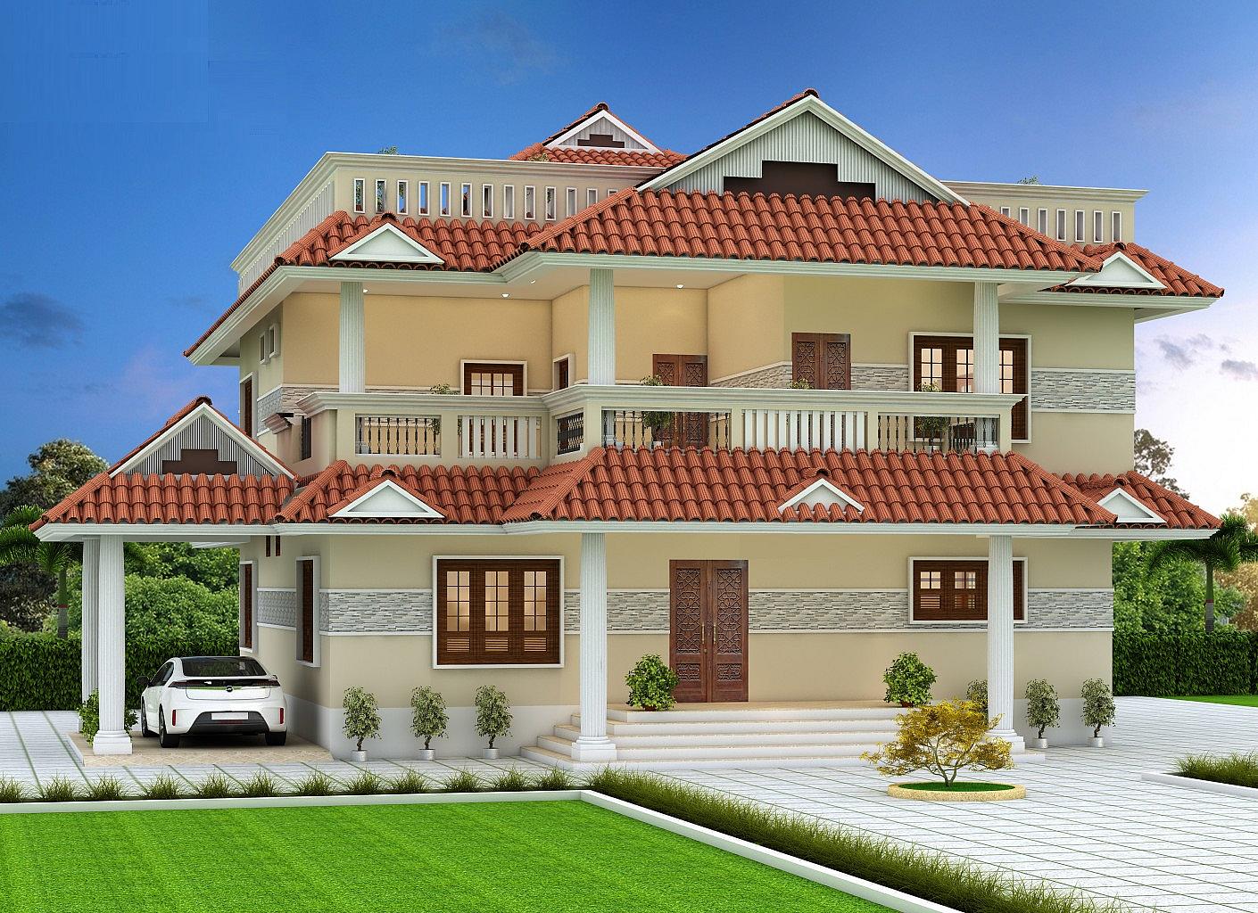 40X40 house plan- 1600 sqft Residential house design At RaeBareli [UP]