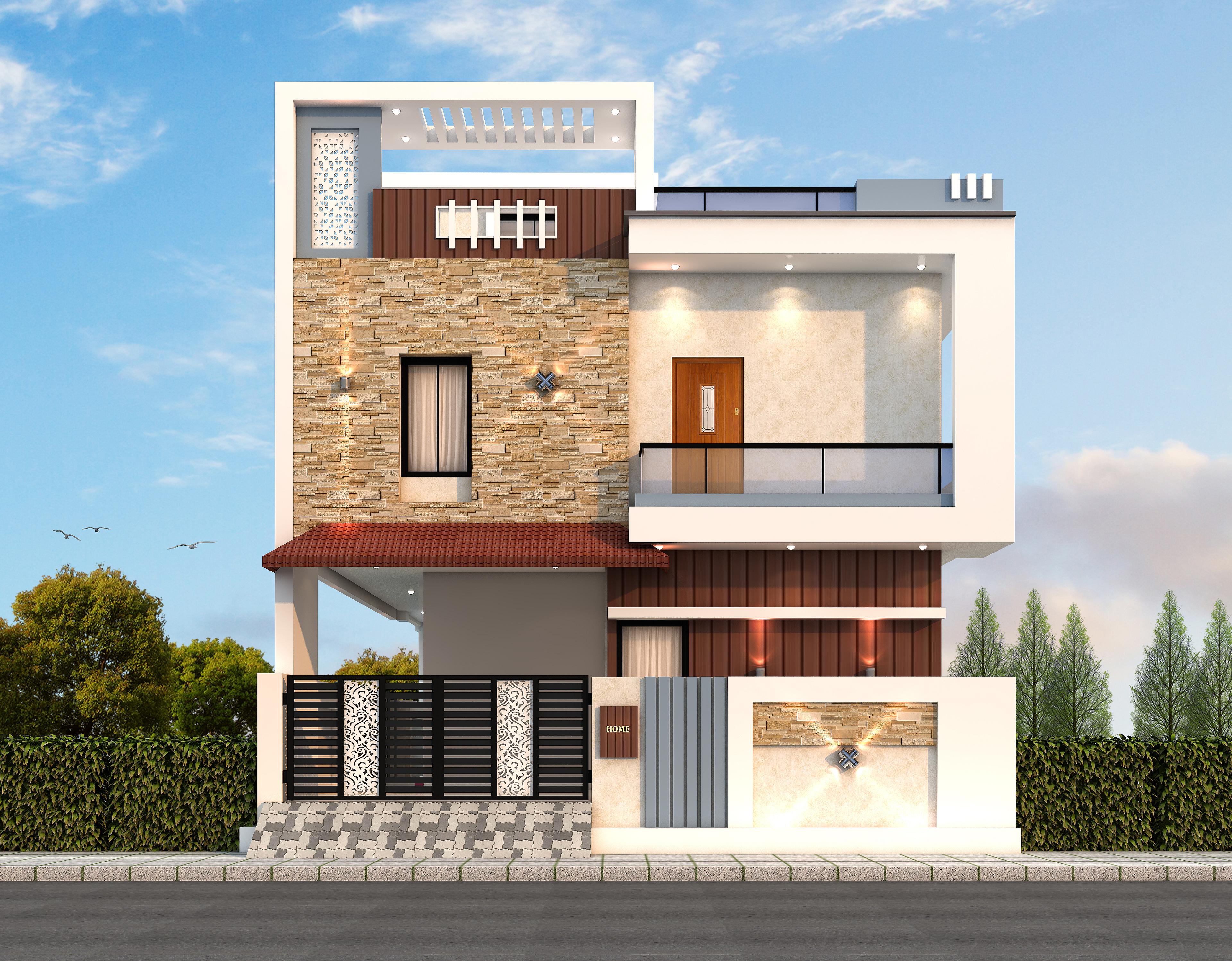 30X50 House Plan- 1500 sq ft Residential Cum Commercial House Design at Bangalore