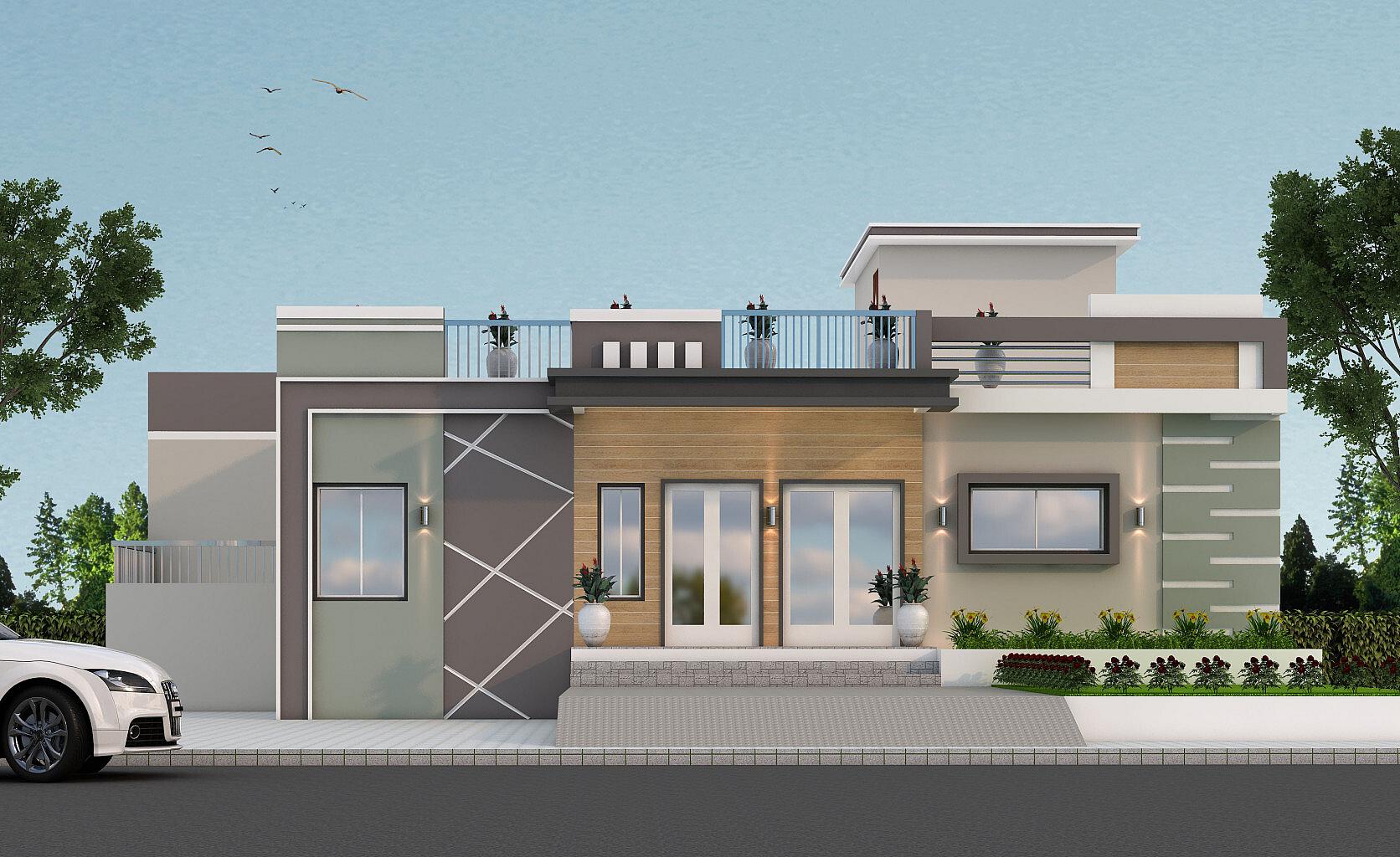 43X86 house plan- 3698 sqft Residential house design At Aligarh [UP]