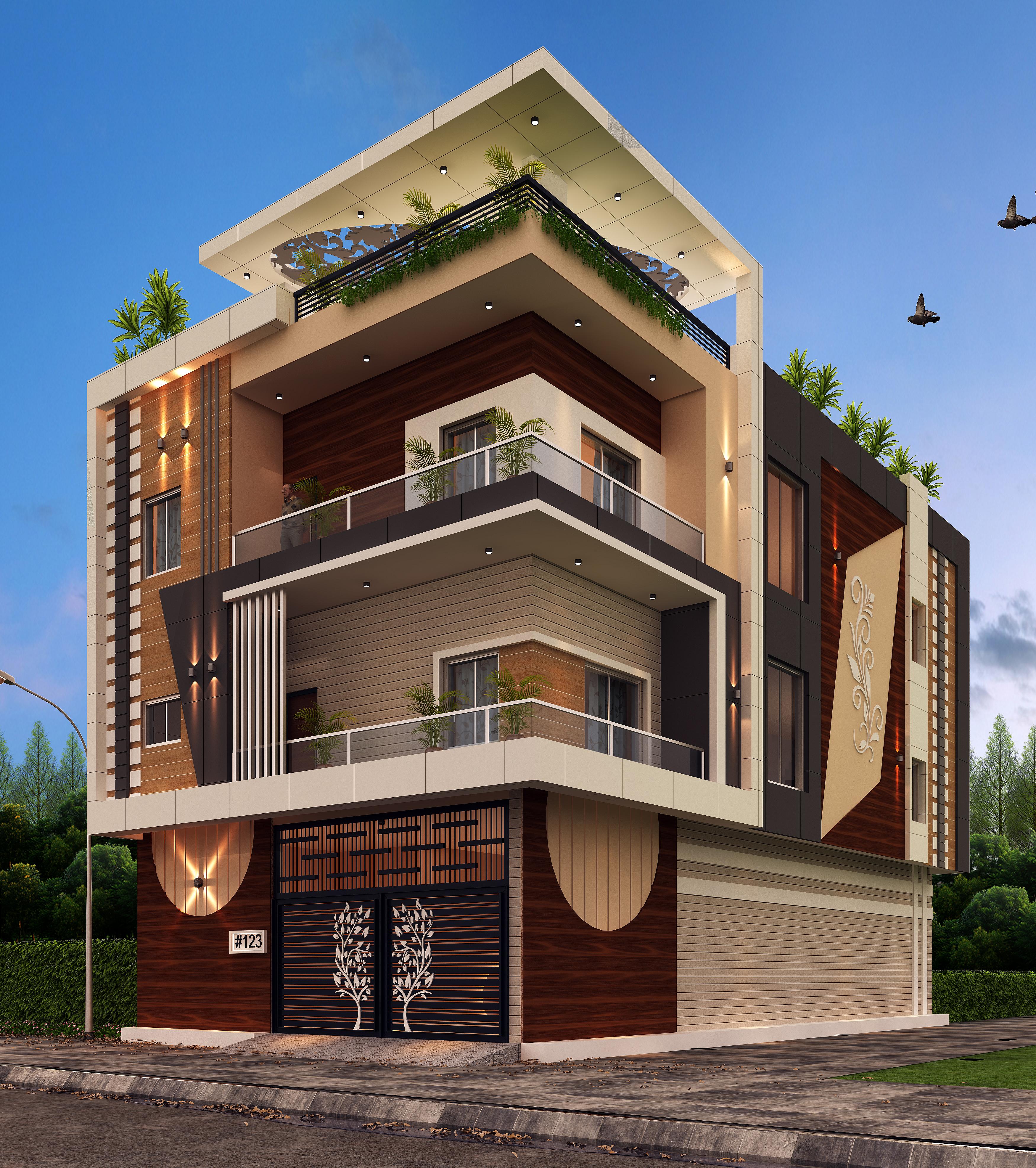 30X60 house plan- 1800 sqft Residential house design At NewDelhi