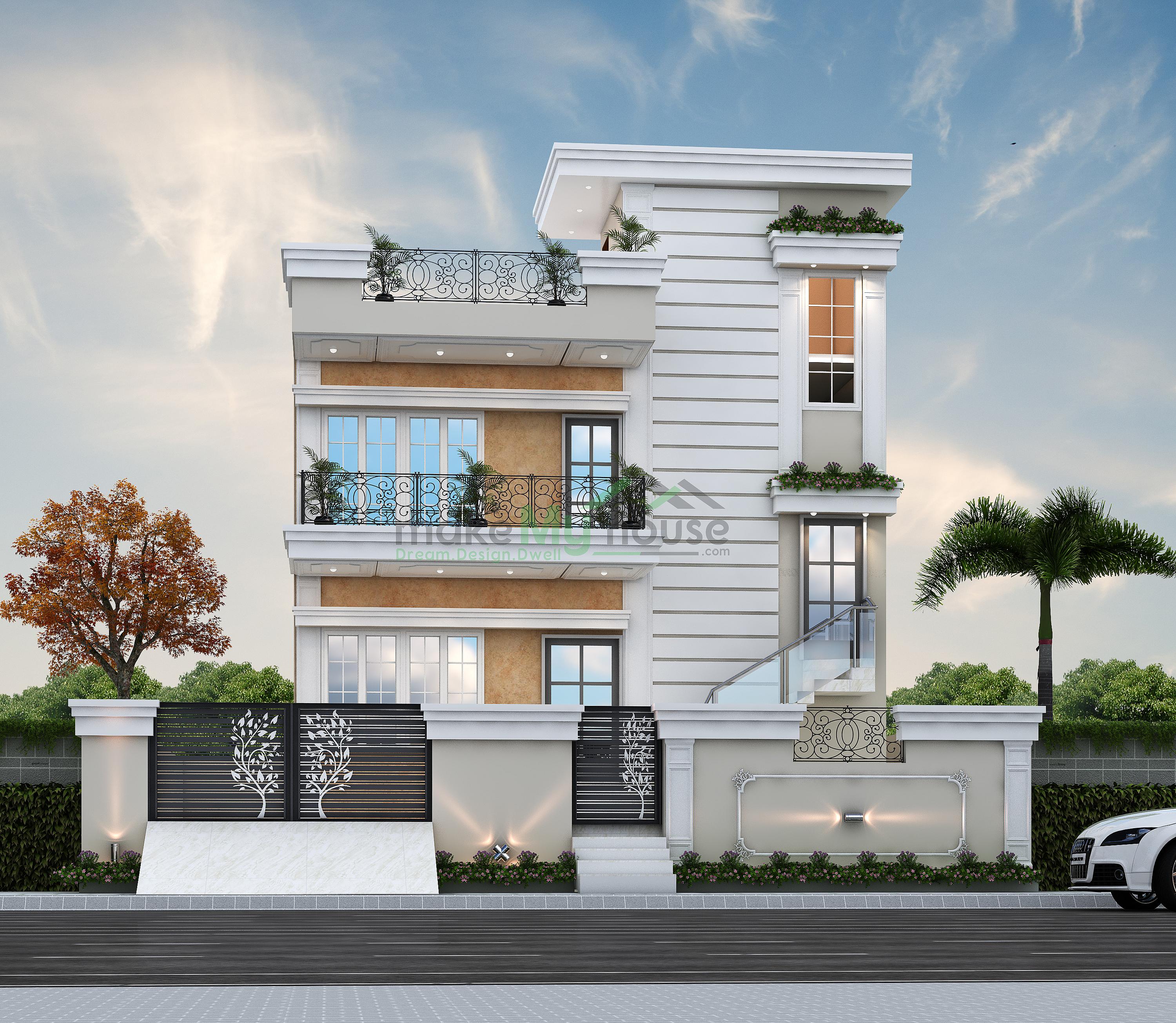 40X60 house plan- 2400 sqft Residential house design At Theni [TN]