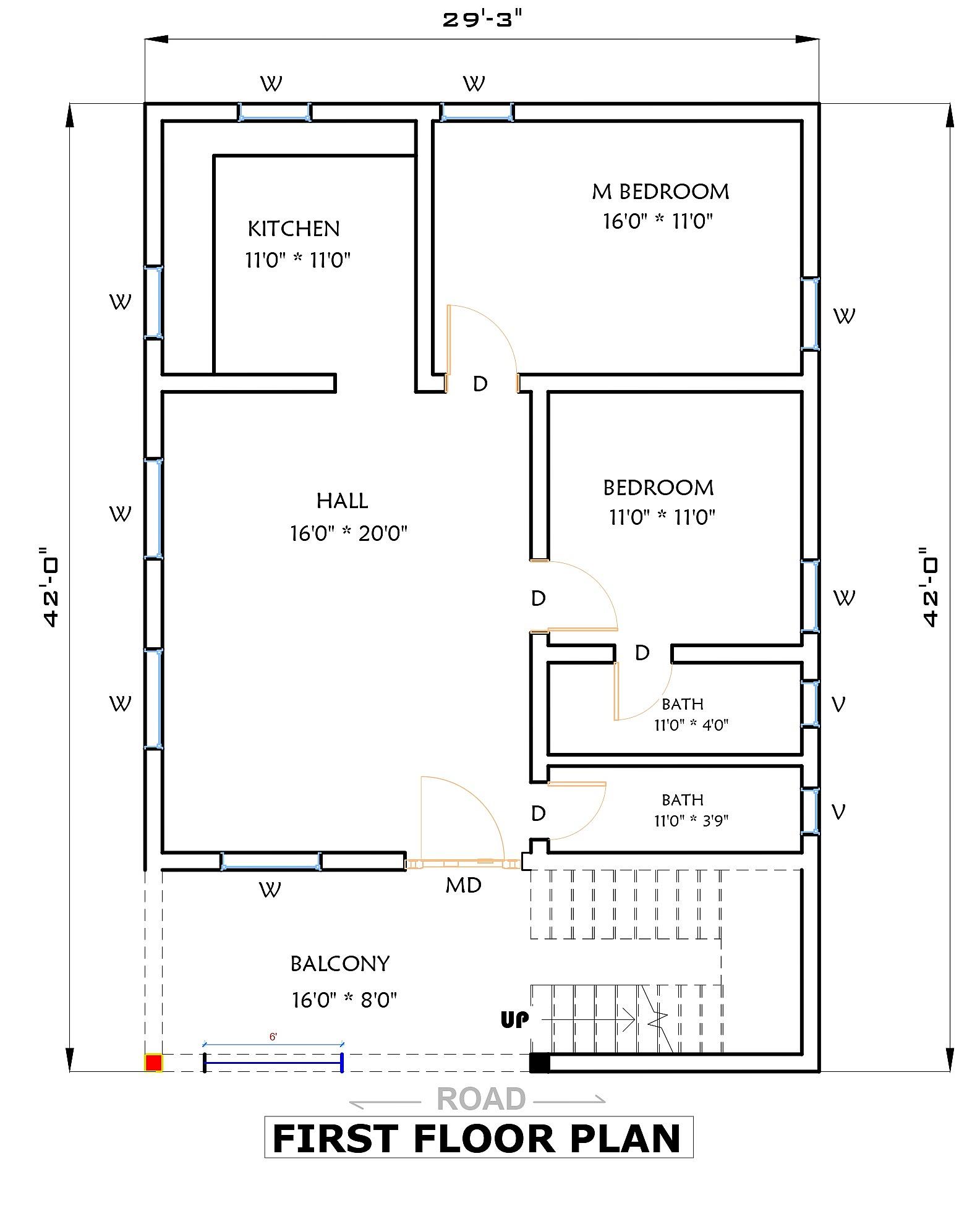 40X60 house plan- 2400 sqft Residential house design At Theni thumbnail 3 — Project ID 6484