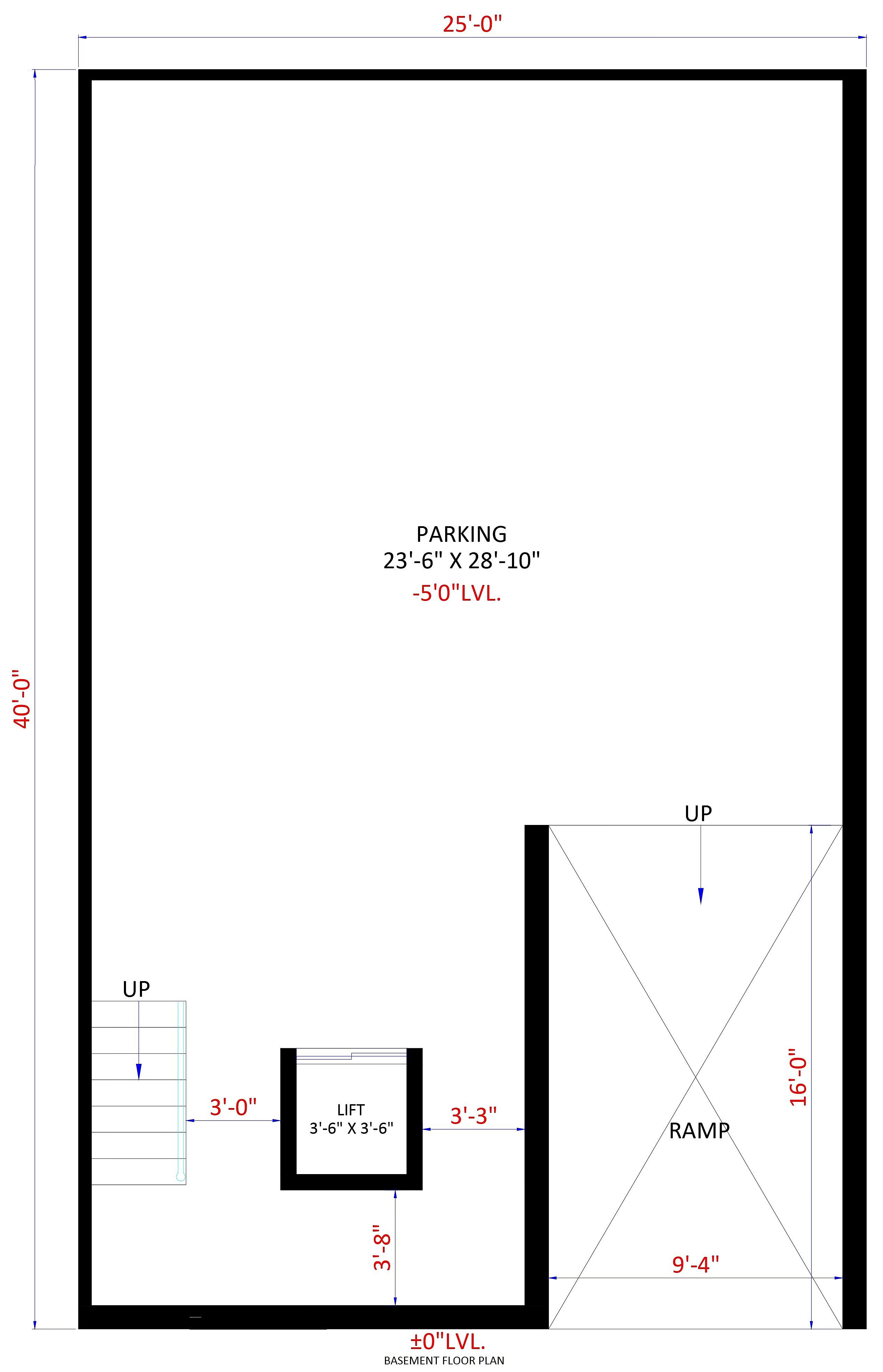 25X40 Shopping complex with rental apartment plan- 1000 sqft Residential Cum Commercial house design At Bangalore thumbnail 3 — Project ID 6485