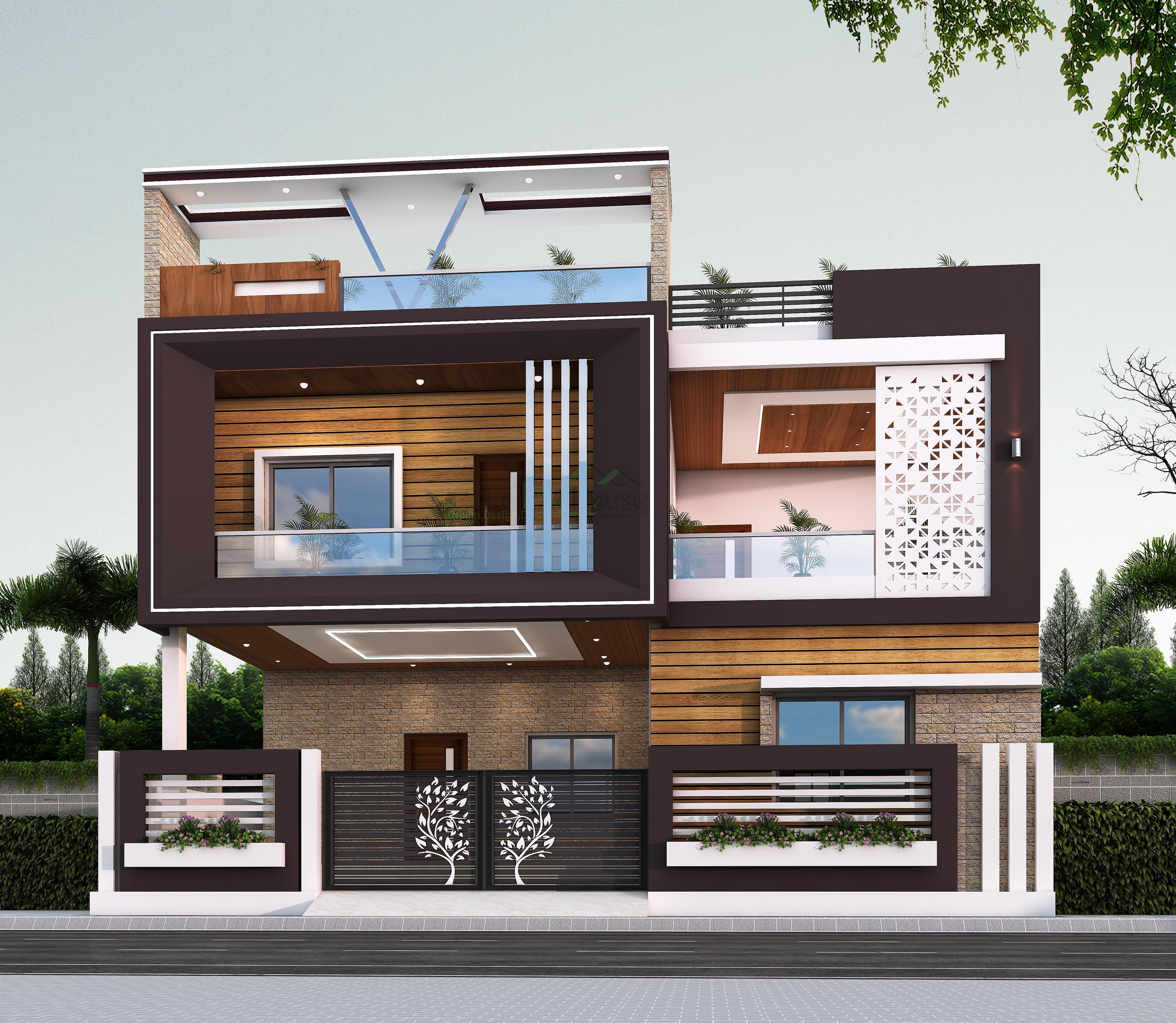 40X45 House Plan- 1800 sq ft Residential House Design at Mandsaur [MP]
