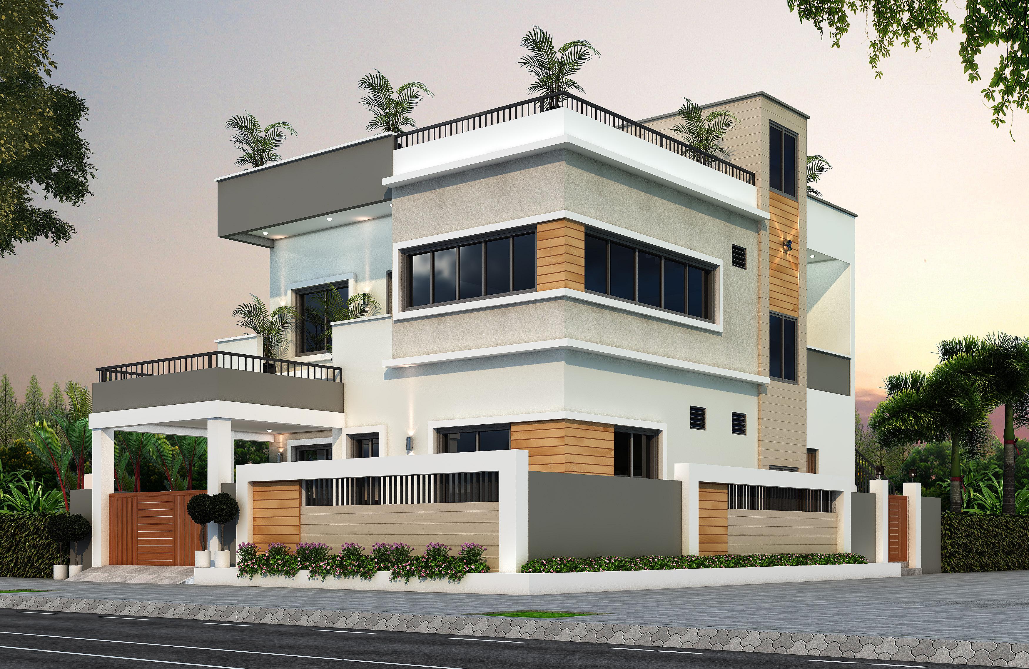 40X50 house plan- 2000 sqft Residential house design At Dehradun — photo 1 — Project ID 6496