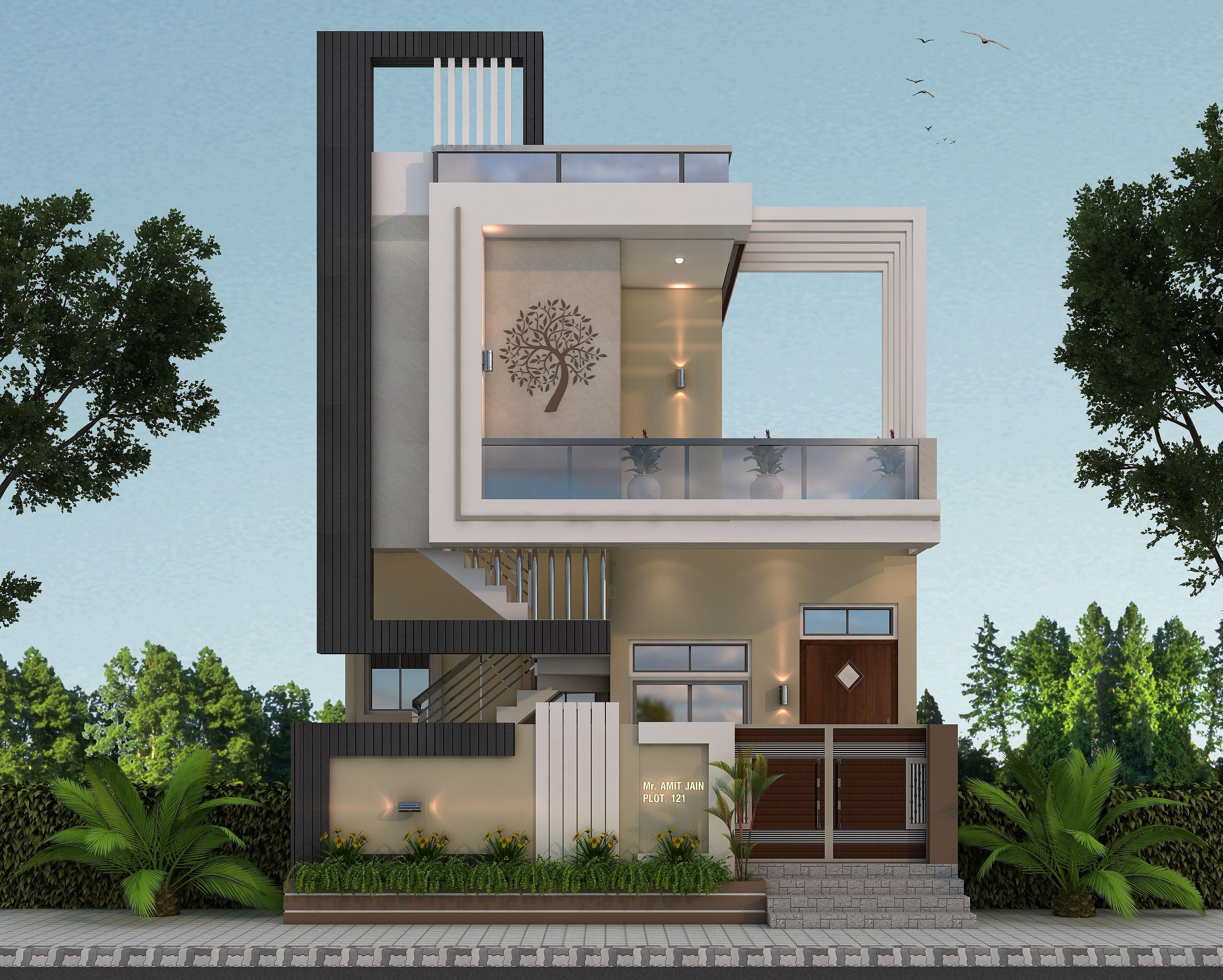 25X50 House Plan- 1250 sq ft Residential House Design at Ghaziabaad [UP]