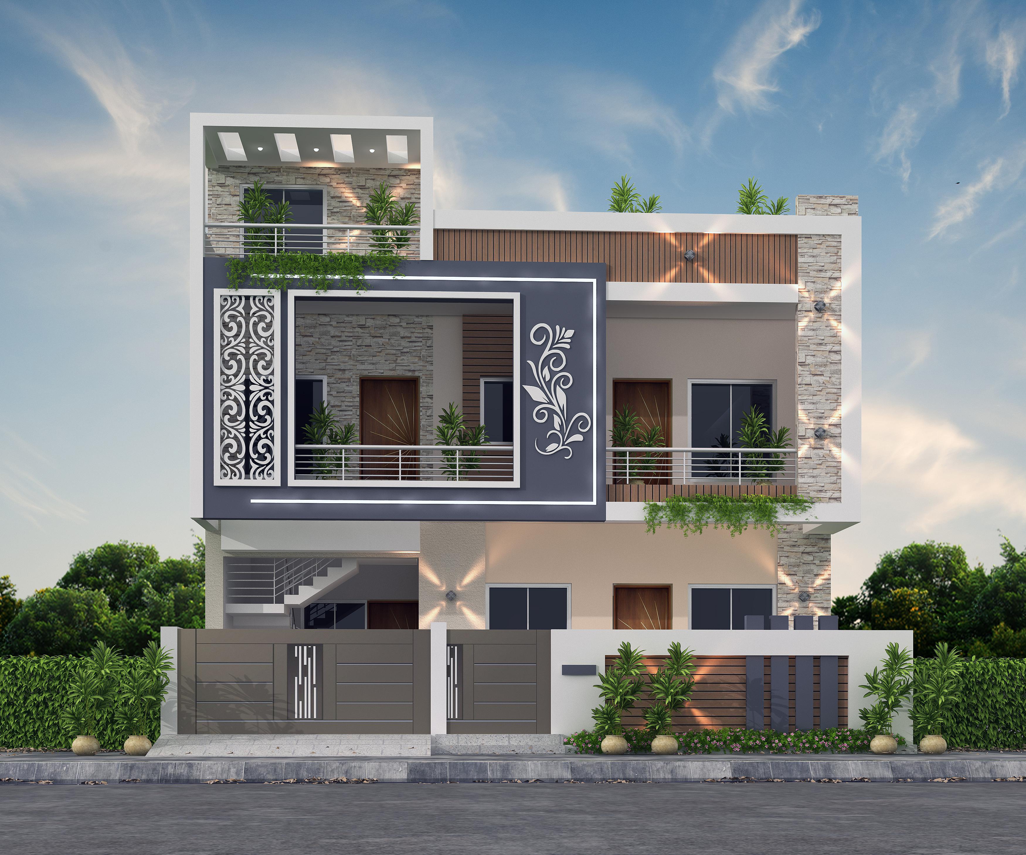 36X75 House Plan- 2700 sq ft Residential House Design at Sonipat thumbnail 1 — Project ID 6530