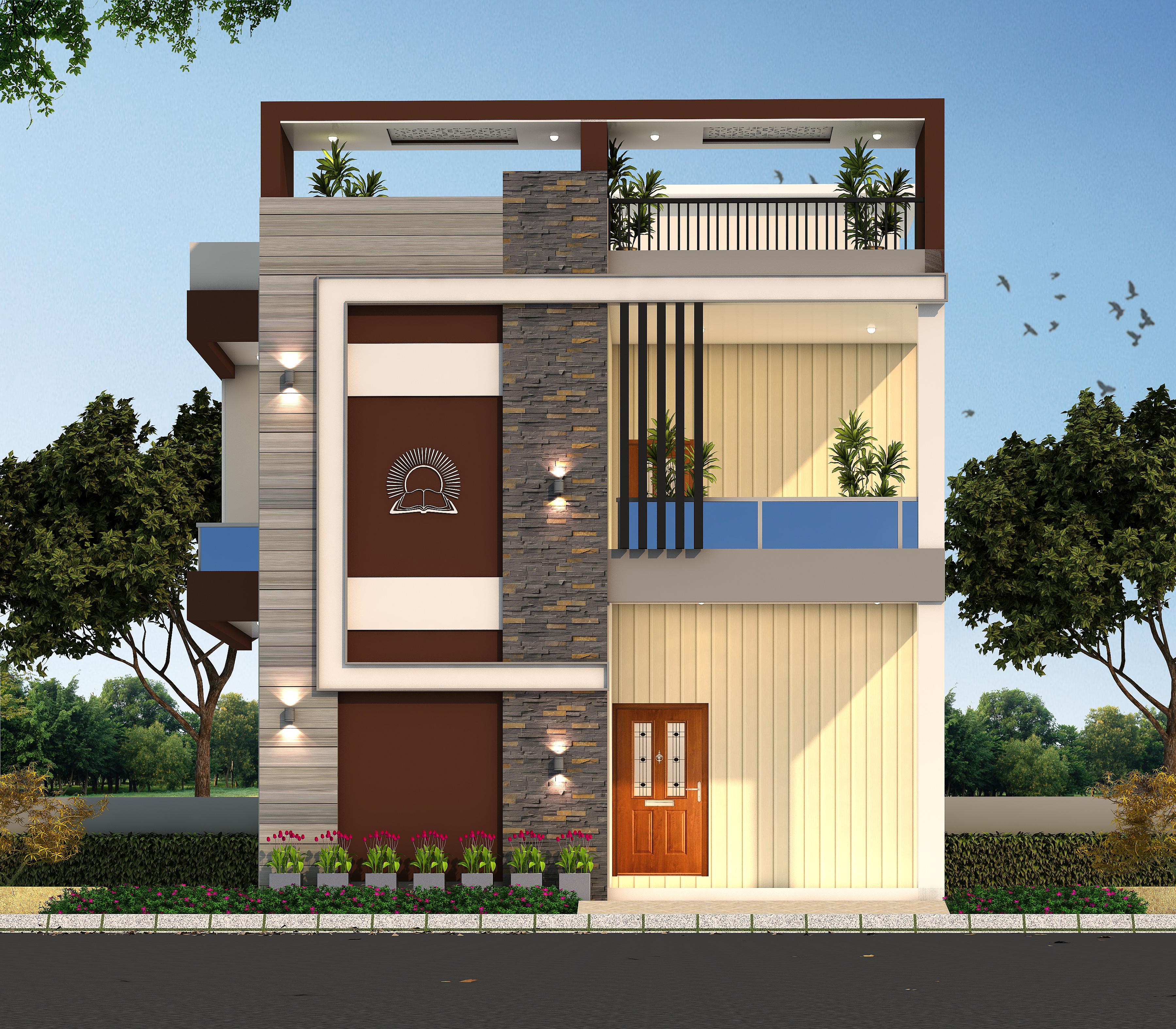 80X35 House Plan- 2800 sq ft Residential House Design at Portblair ( South Andaman Island )