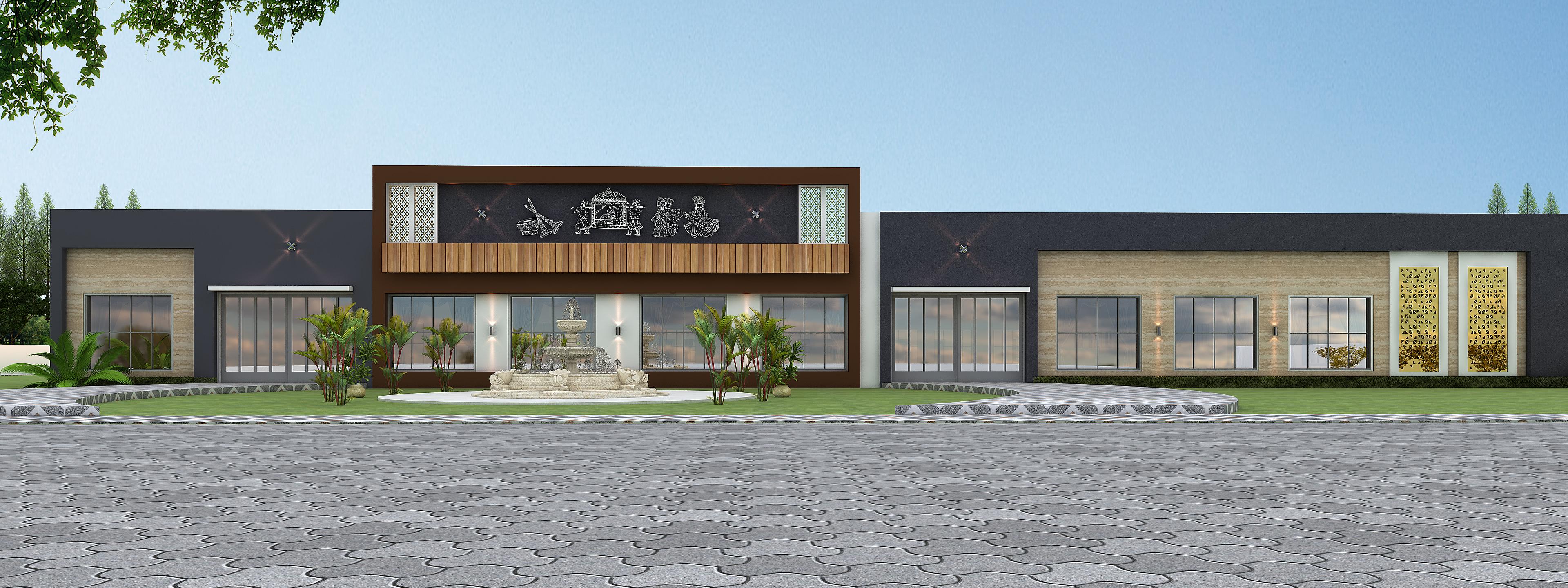230X380 Marriage Hall Plan- 87400 sq ft Commercial House Design at Thane thumbnail 1 — Project ID 6585