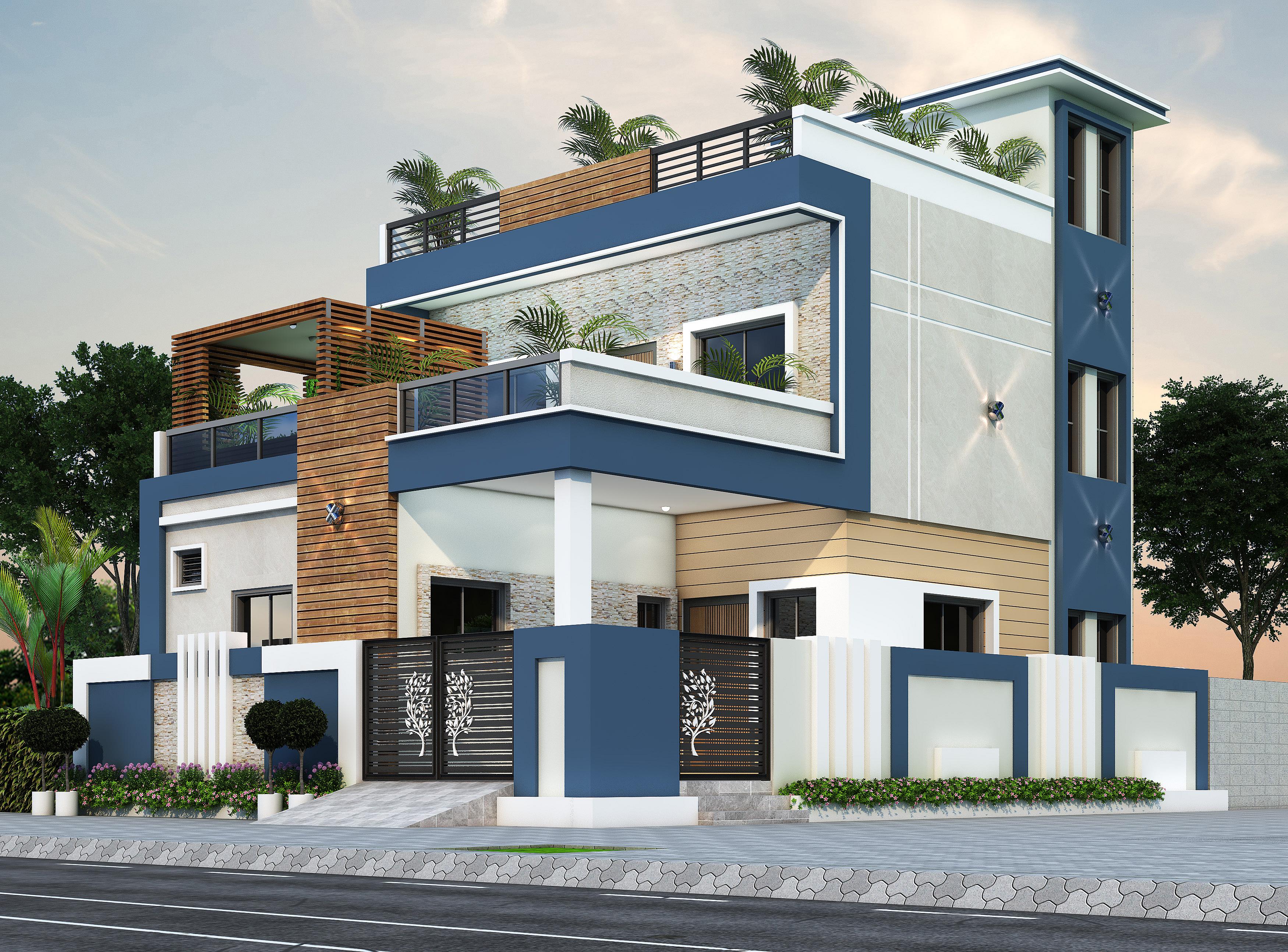 30X40 House Plan- 1200 sq ft Residential House Design at Bangalore [KA]