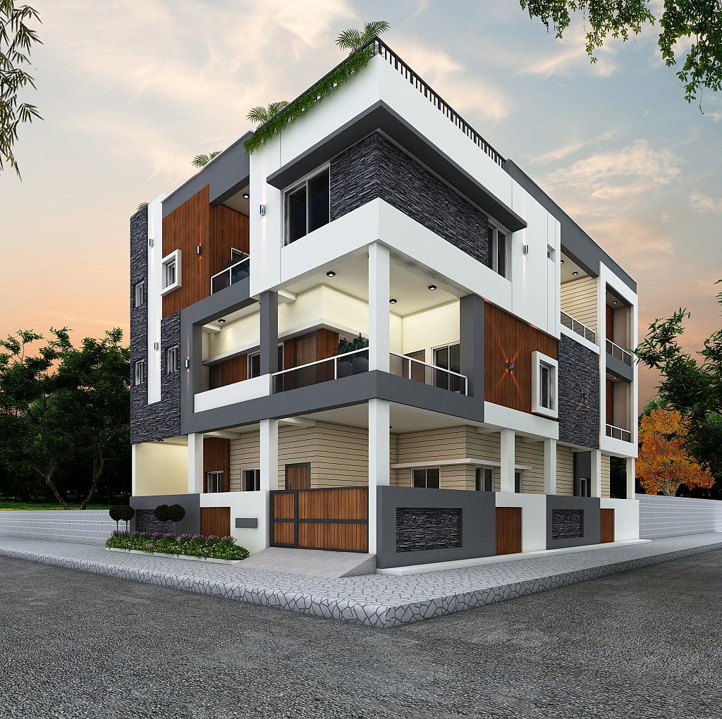 40X60 House Plan- 2400 sq ft Residential House Design at Faizabad [UP]