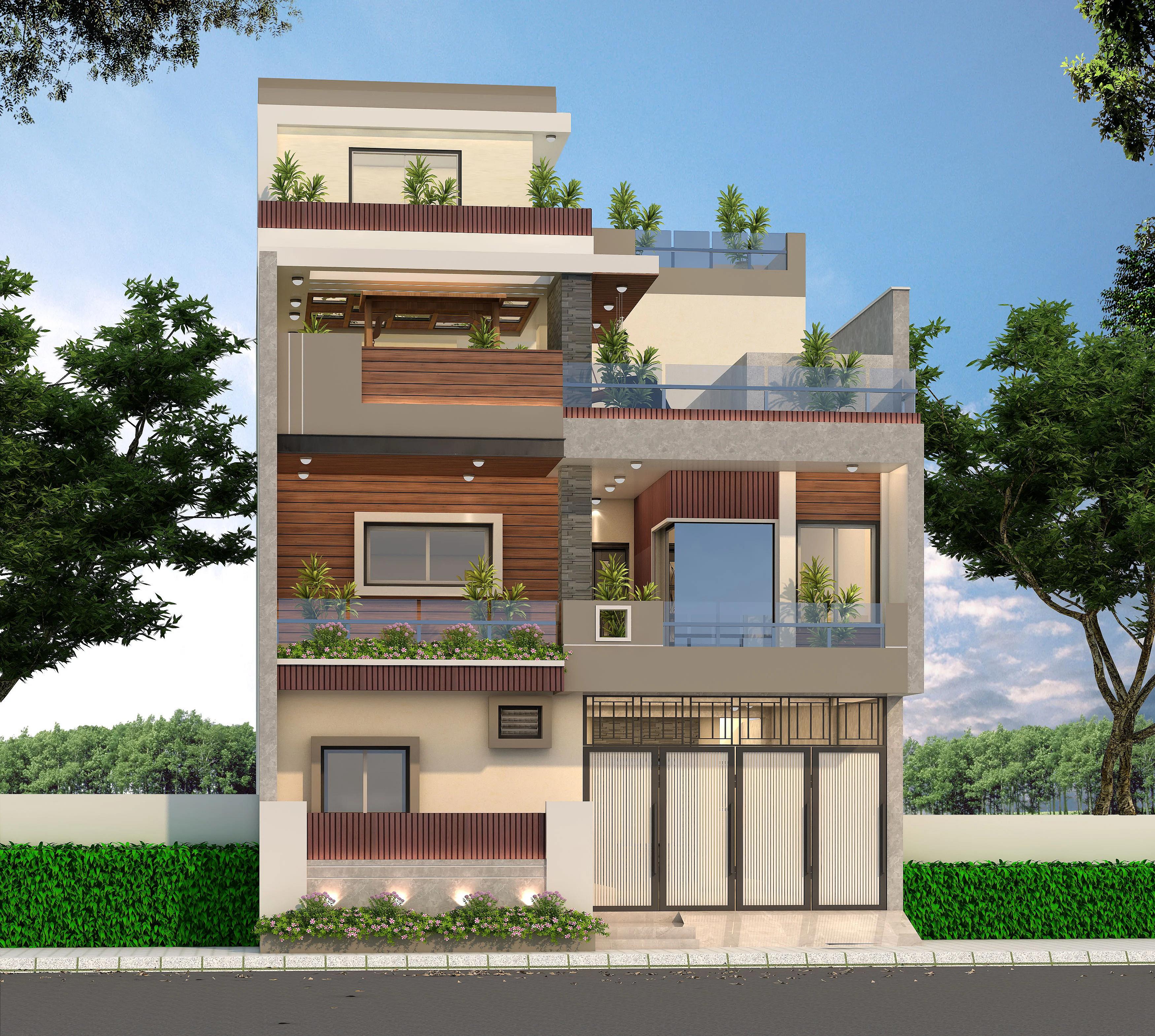 30X60 House Plan- 1800 sq ft Residential Cum Commercial House Design at Kota [RJ]