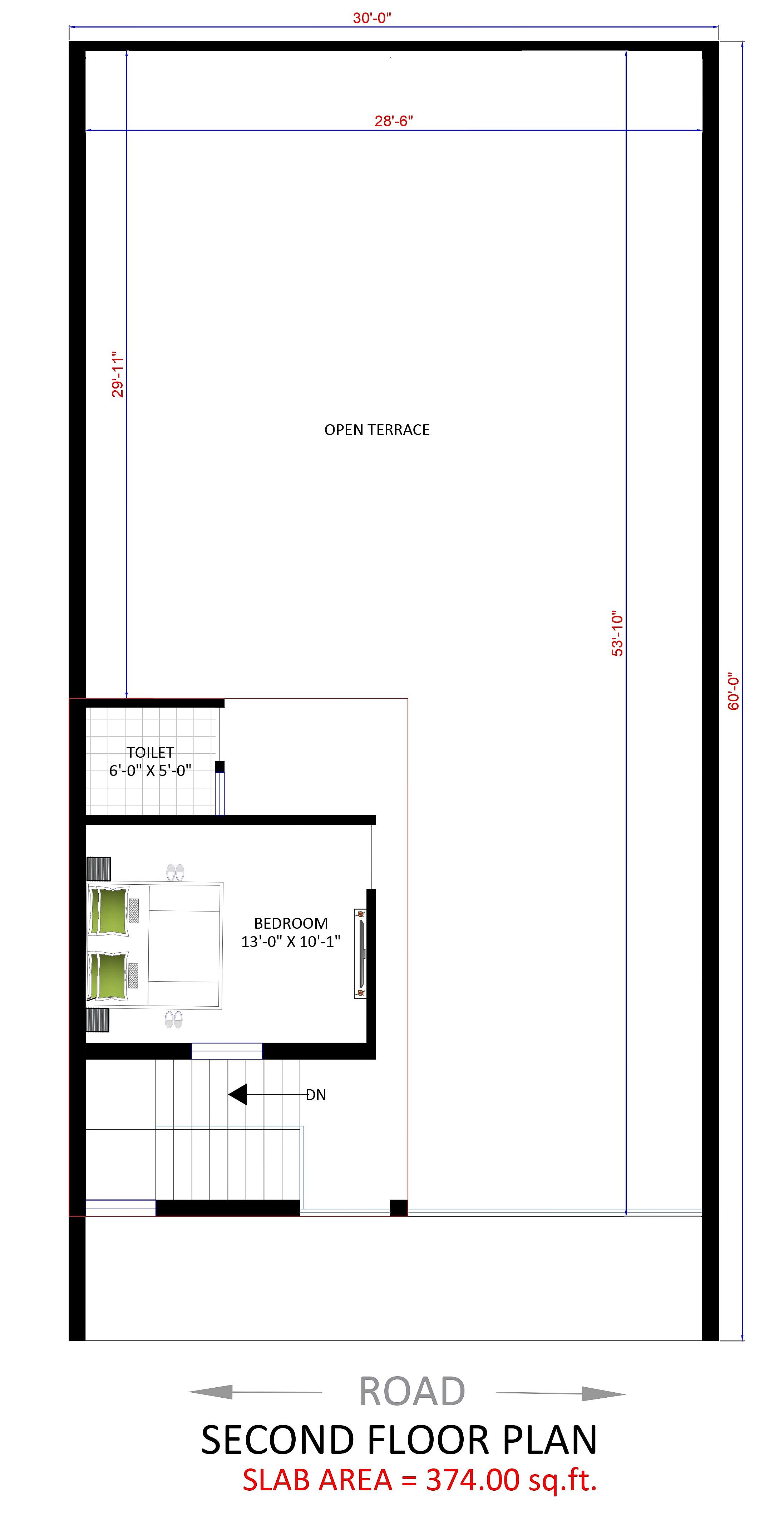 30X60 House Plan- 1800 sq ft Residential Cum Commercial House Design at Sikar thumbnail 3 — Project ID 6678