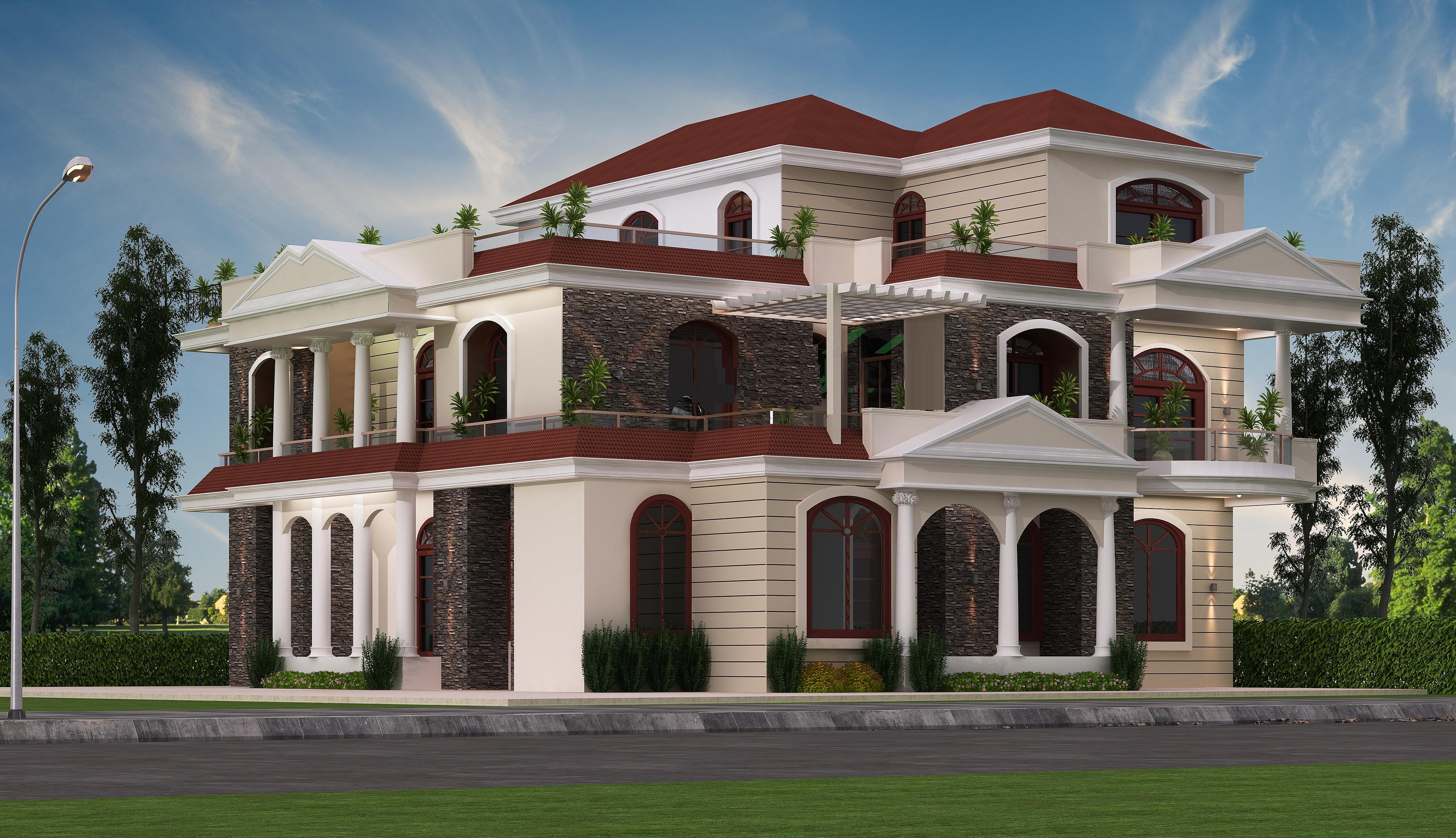 40X60 House Plan- 2400 sq ft Residential House Design at Jammu — photo 1 — Project ID 6741
