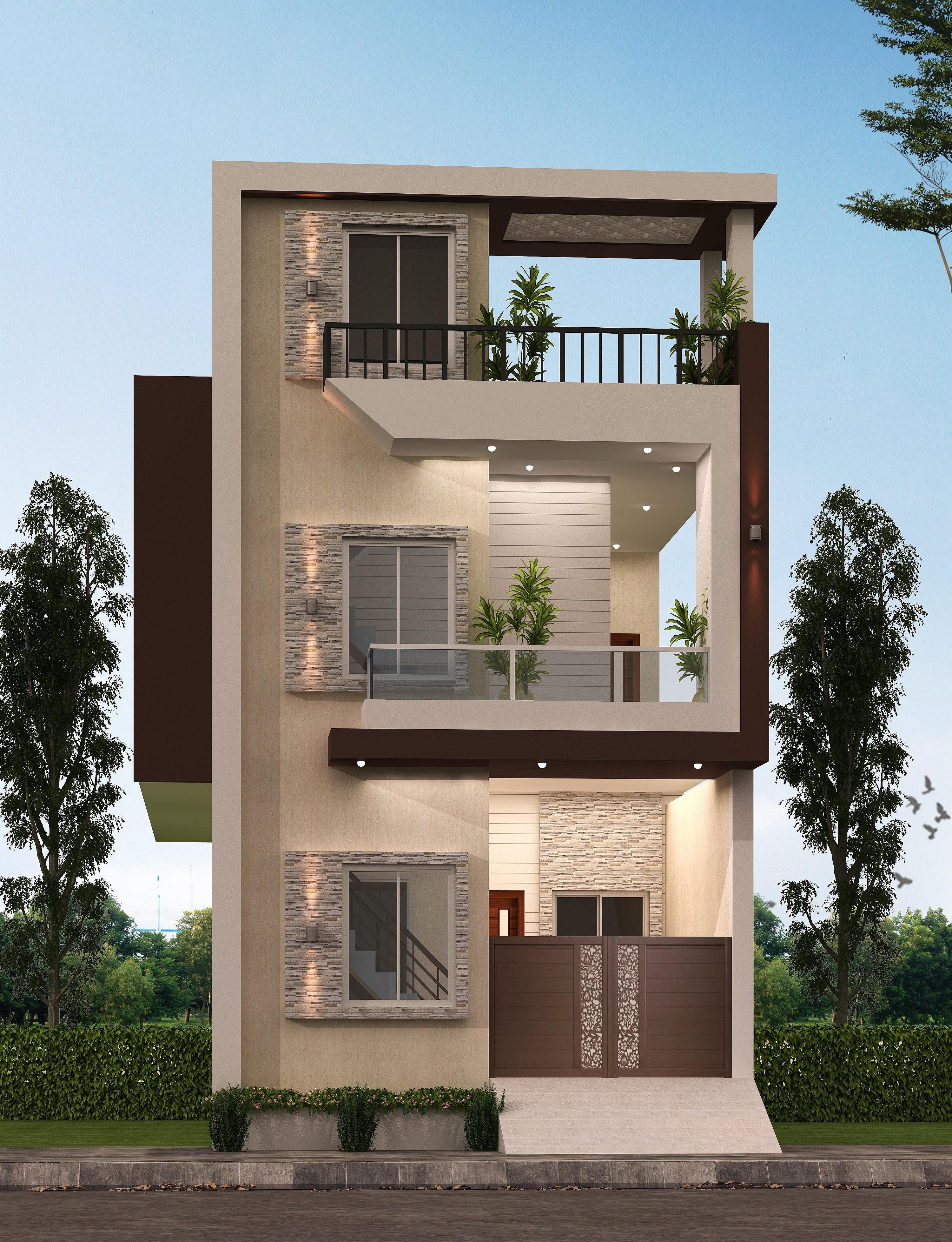 20X48 House Plan- 960 sq ft Residential Cum Commercial House Design at Jaipur [RJ]