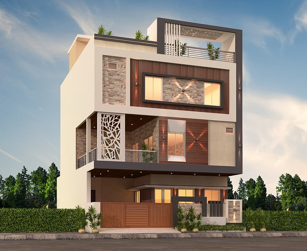 32X45 House Plan- 1440 sq ft Residential House Design at Kampala [Uganda]