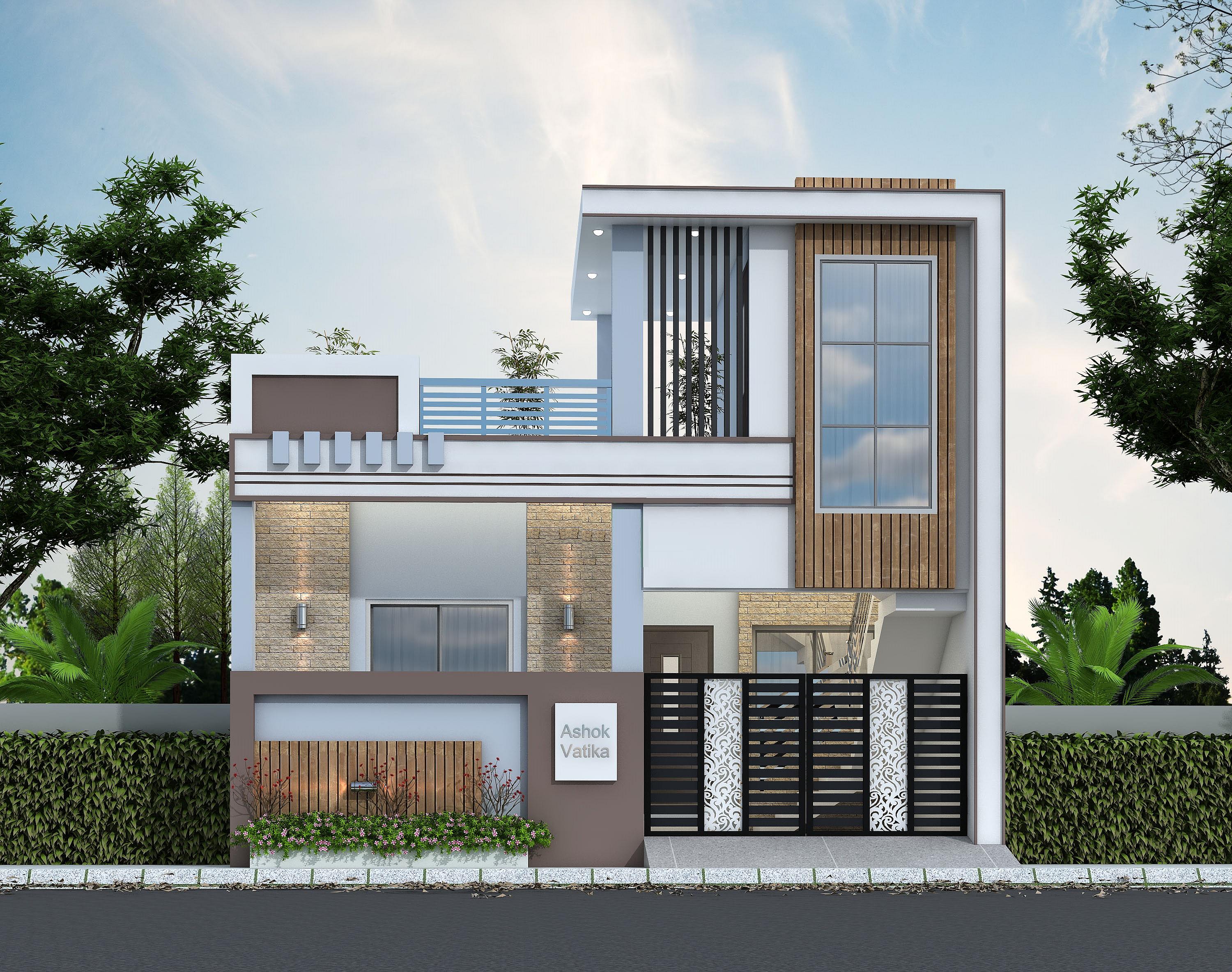 25X40 House Plan- 1000 sq ft Residential House Design at Indore [MP]