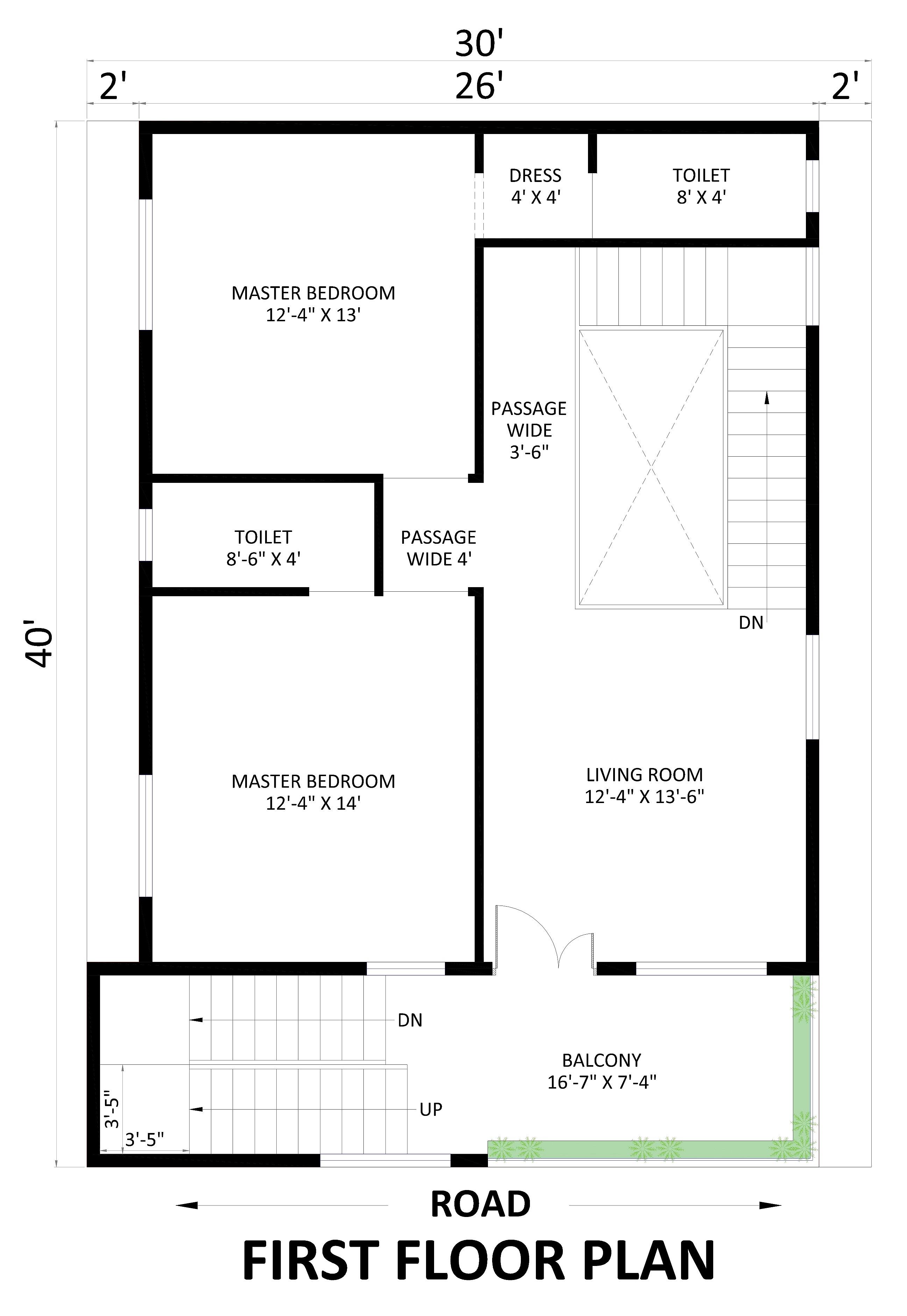 30X40 House Plan- 1200 sq ft Residential Cum Commercial House Design At Bangalore thumbnail 2 — Project ID 6804