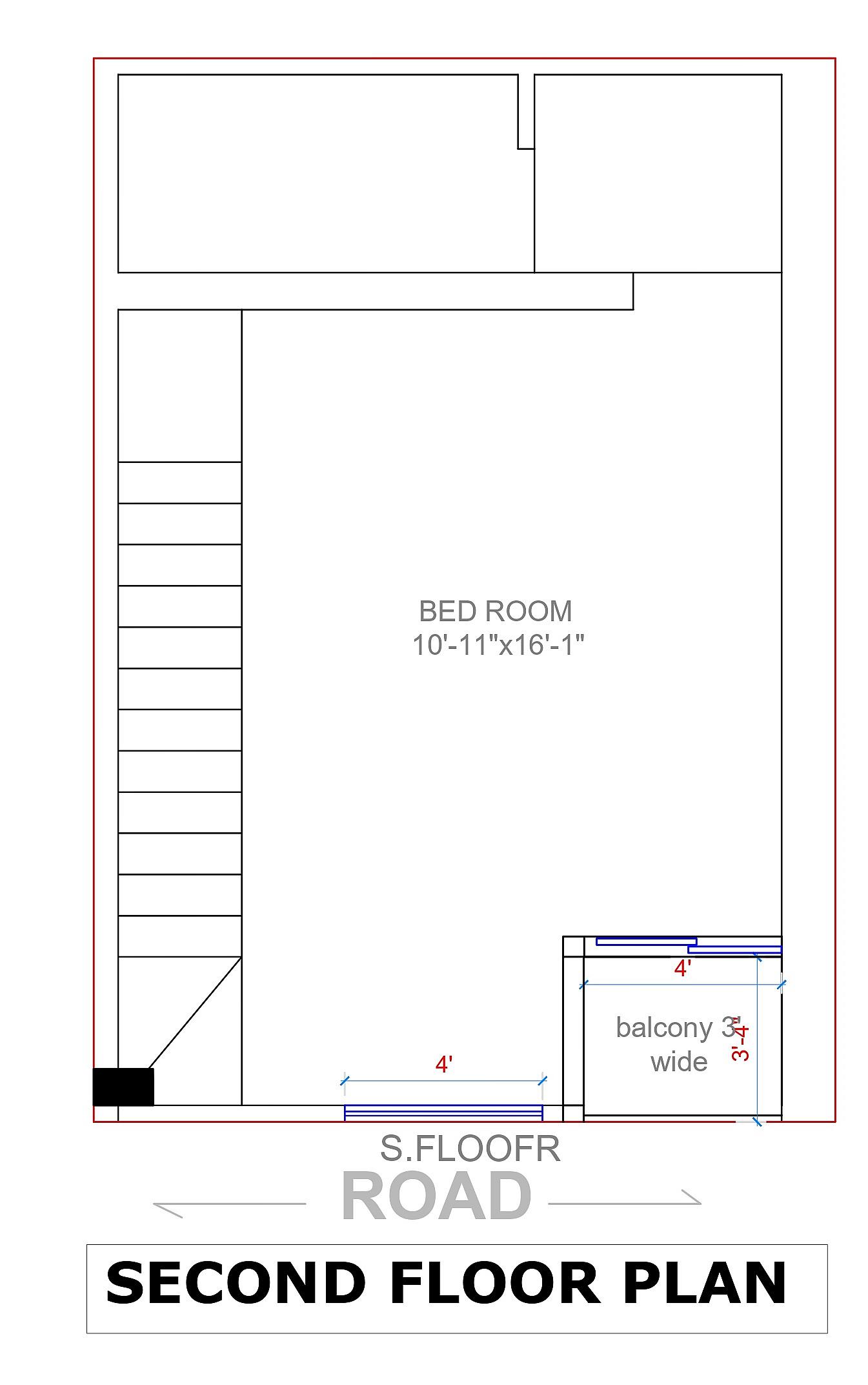 15X18 House plan- 270 sq ft Residential Cum Commercial House Design at Mumbai thumbnail 4 — Project ID 6807