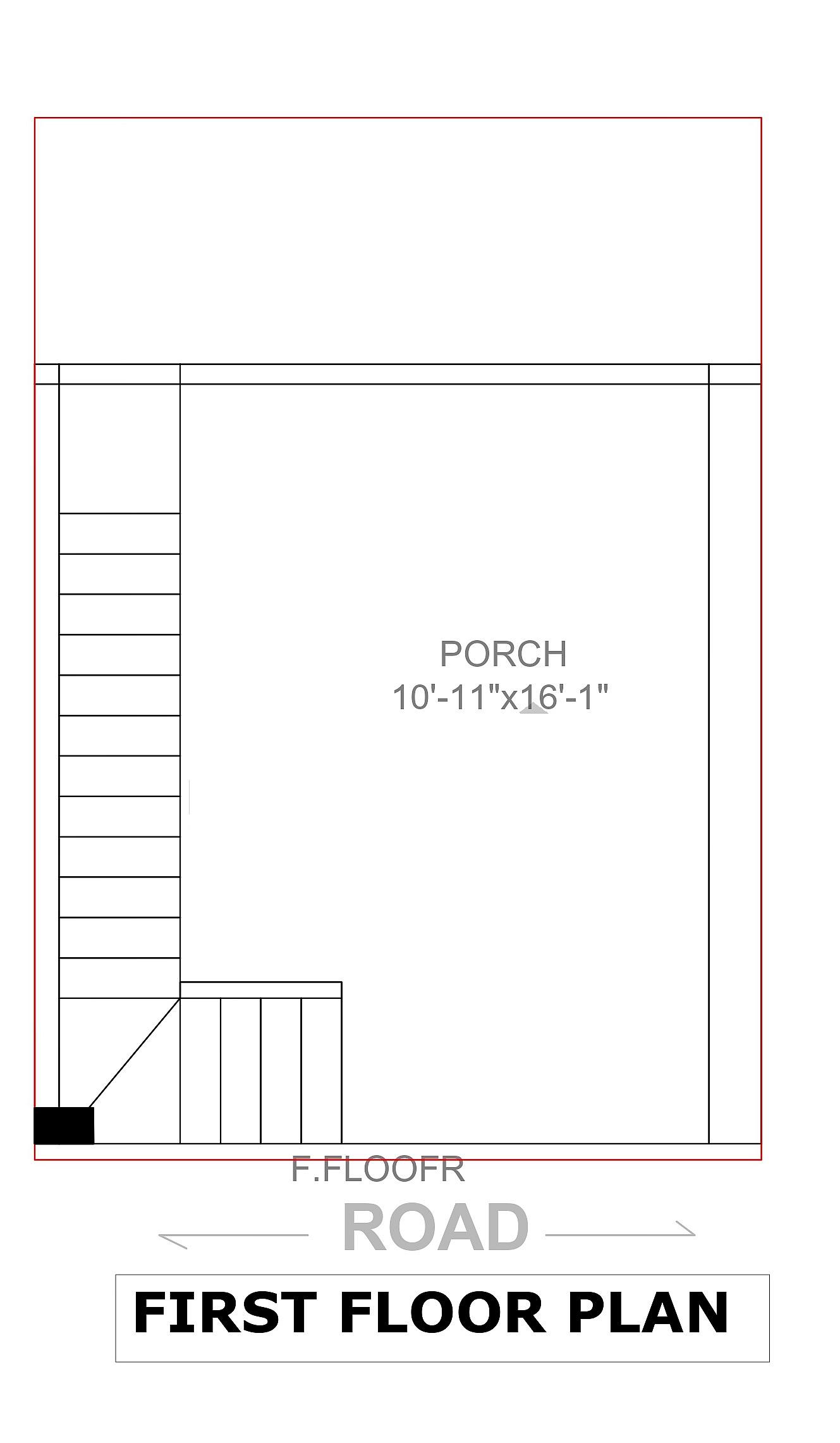 15X18 House plan- 270 sq ft Residential Cum Commercial House Design at Mumbai thumbnail 3 — Project ID 6807