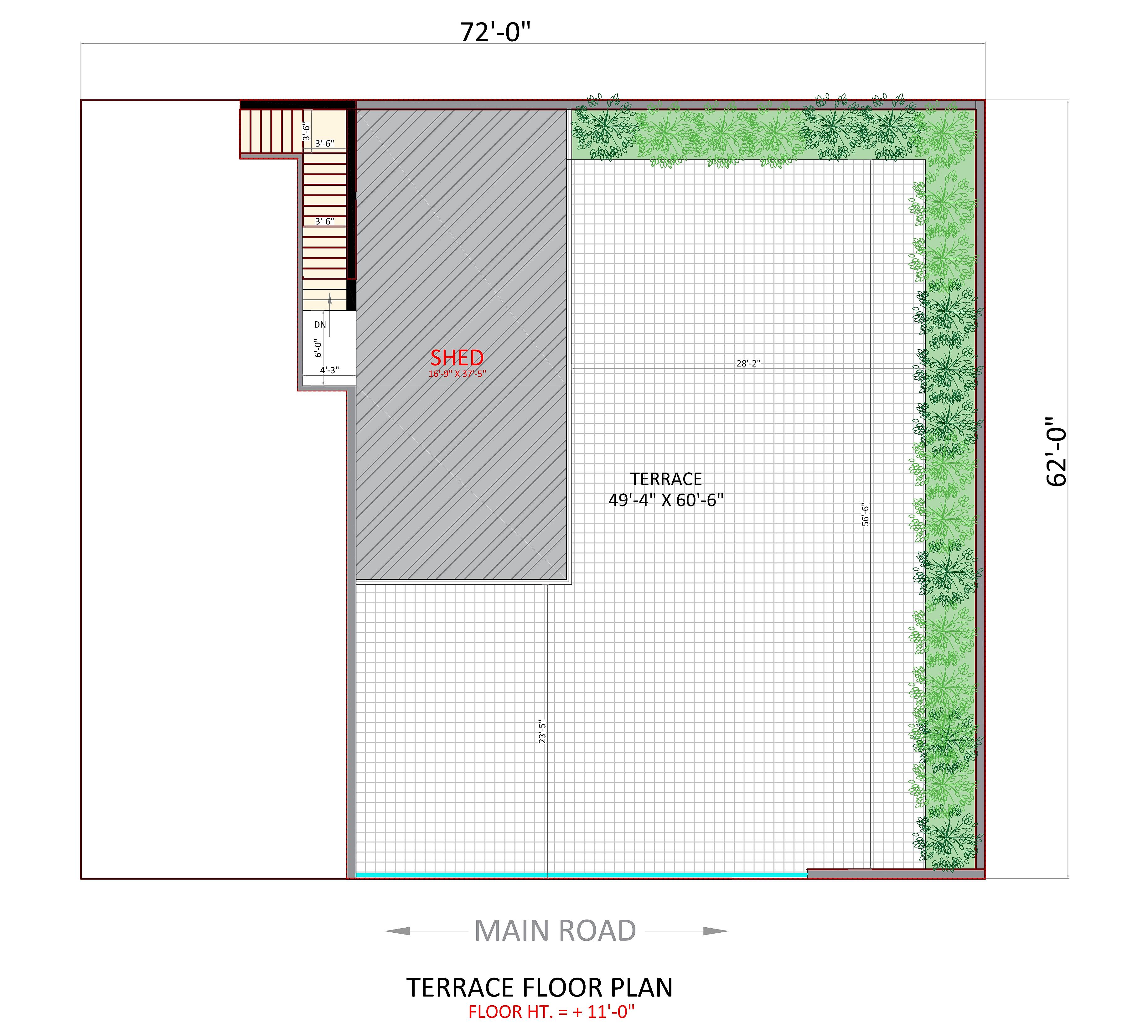 72X62 House Plan- 4464 sq ft Residential House Design at Pathankot thumbnail 2 — Project ID 6838