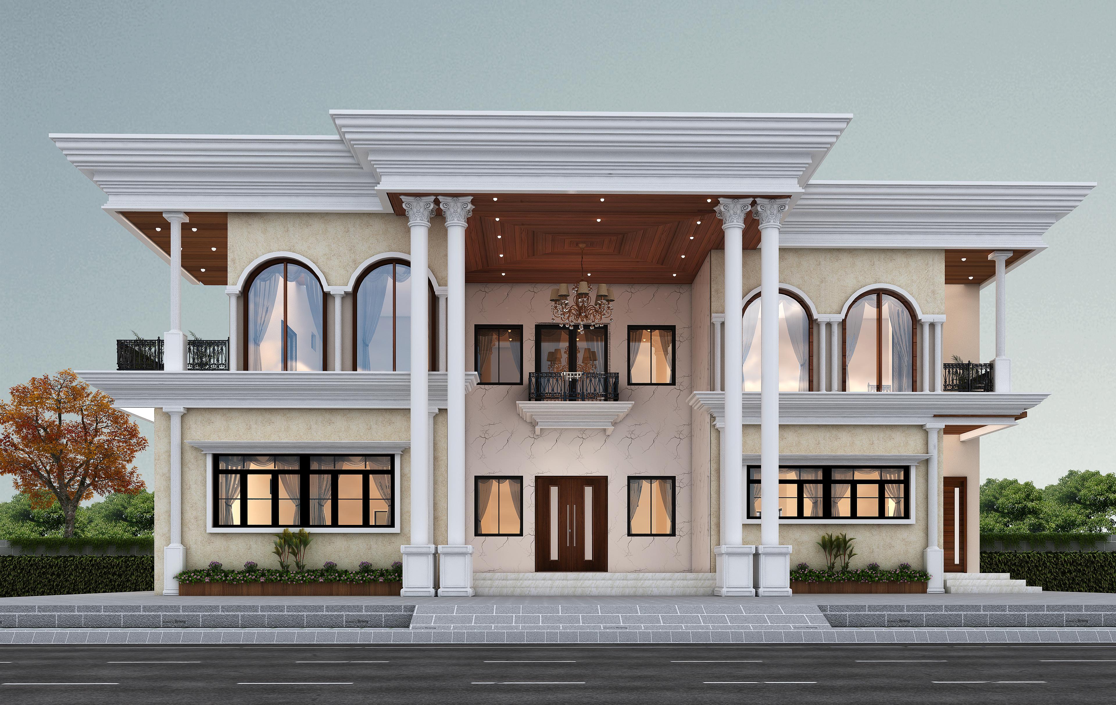 75X80 House plan- 6000 sq ft Residential House Design at Shajapur [MP]