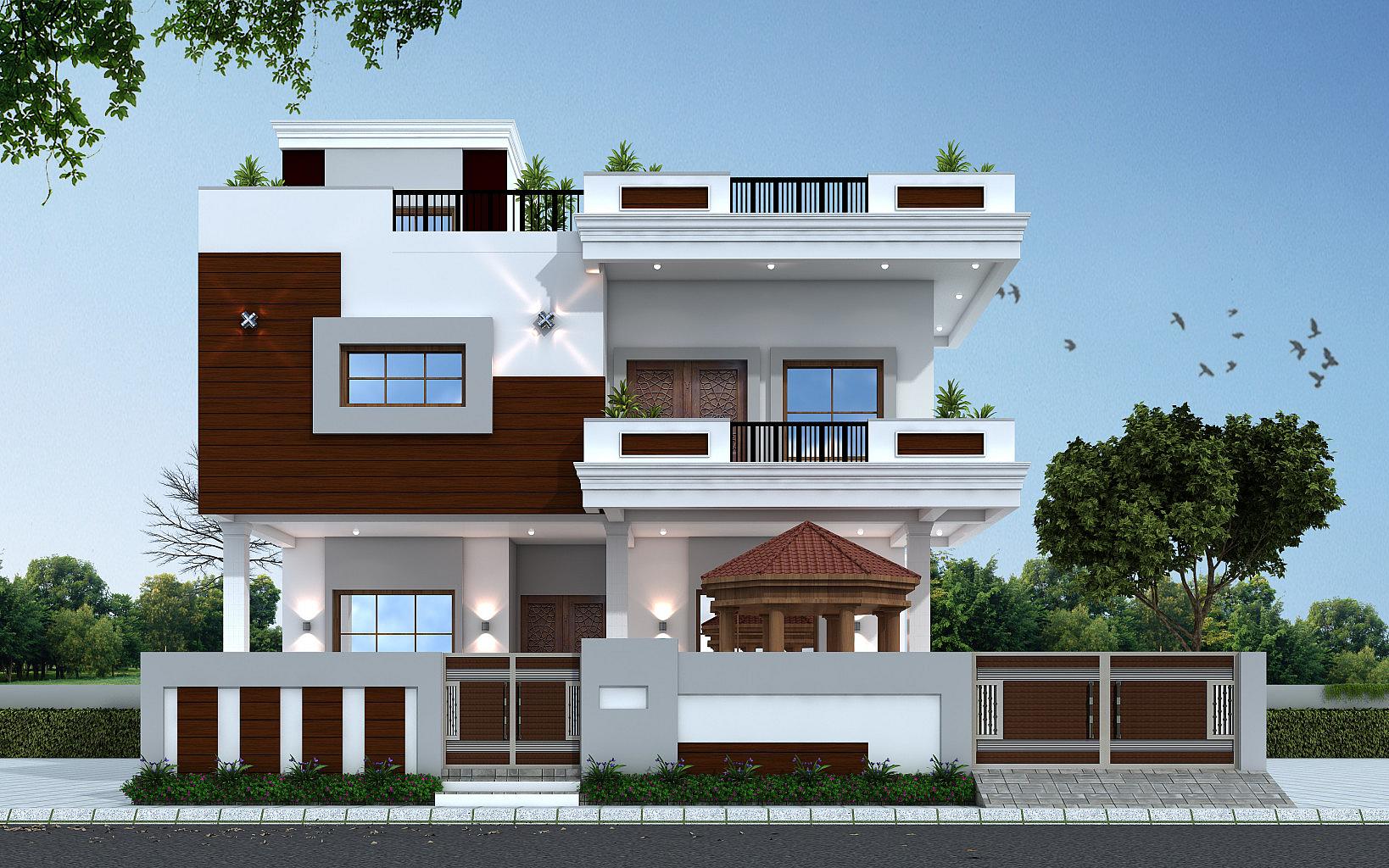 48X66 House Plan- 3168 sq ft Residential House Design at Gurugram [HR]