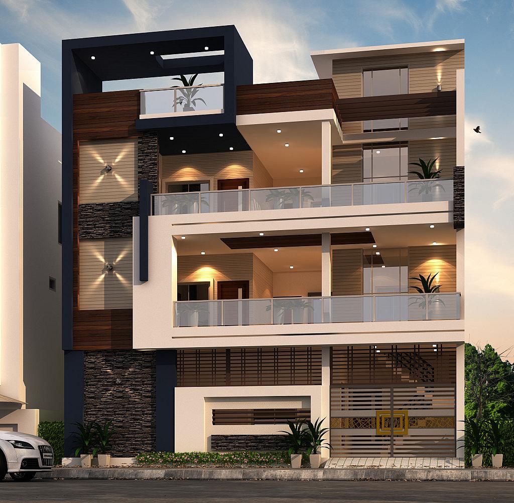 40X50 House Plan- 2000 sq ft Residential Cum Commercial House Design at Fatehpur [UP]