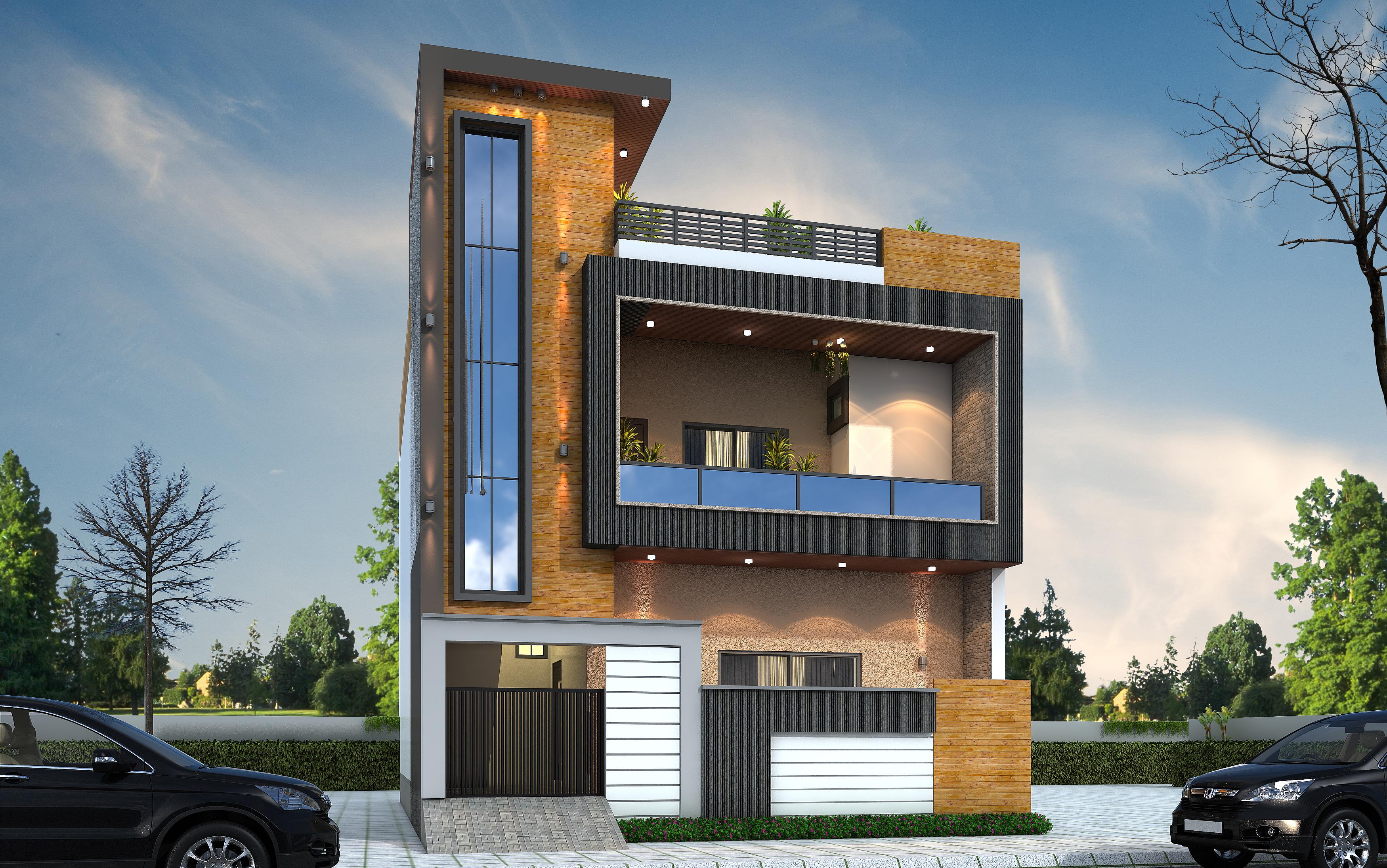 30X45 House Plan- 1350 sq ft Residential House Design at Rudrapur — photo 1 — Project ID 6891