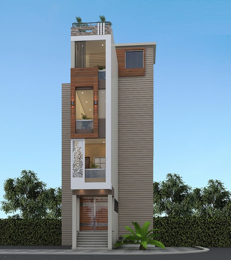 27X30 House With Office  Plan- 810 sq ft Residential Cum Commercial House Design at Samastipur [BR]