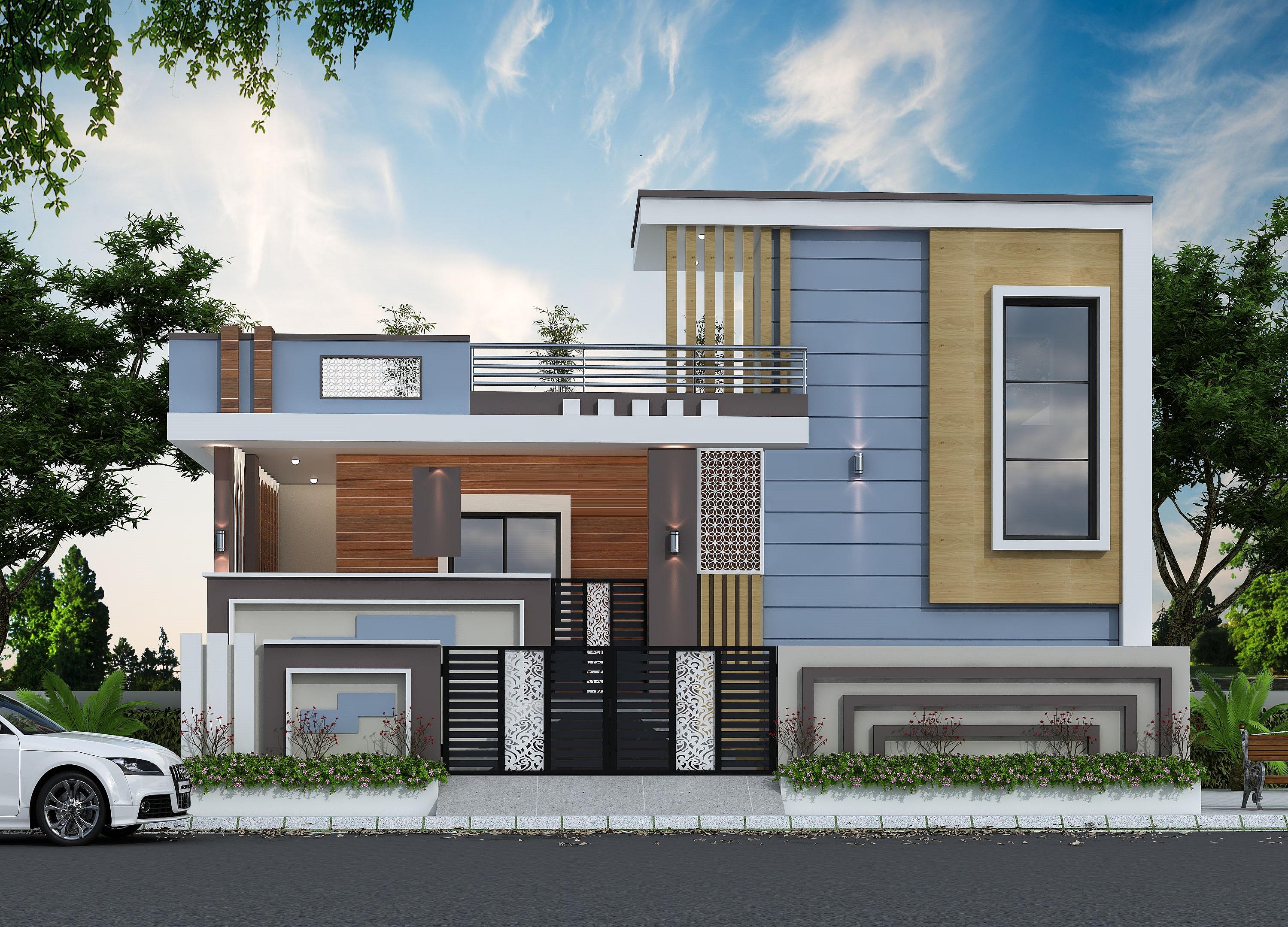 40X30 House plan- 1200 sqft Residential house design At Gulbarga thumbnail 2 — Project ID 6948