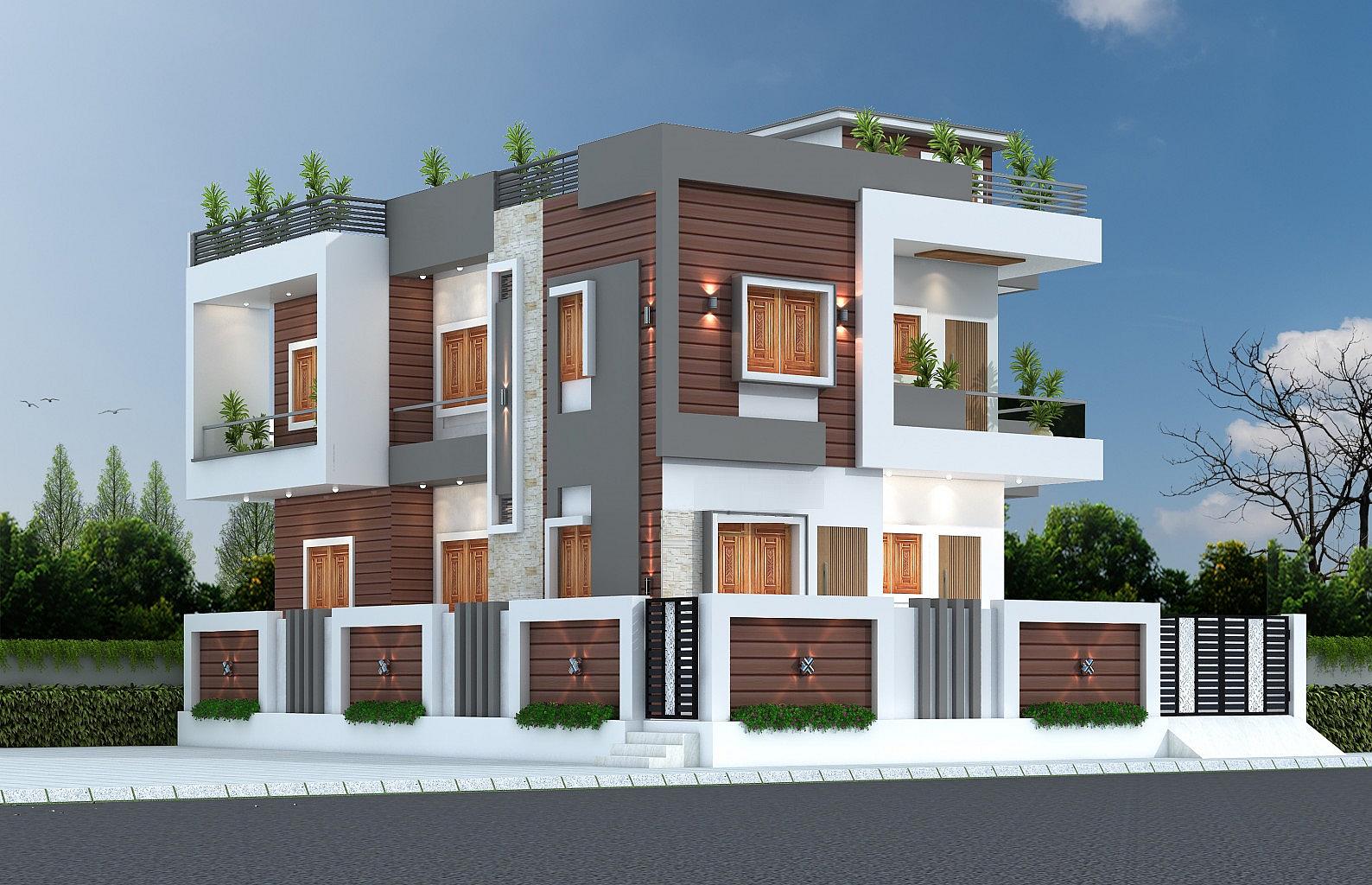 45X40 House Plan- 1800 sq ft Residential House Design at Dhanbad — photo 1 — Project ID 6950