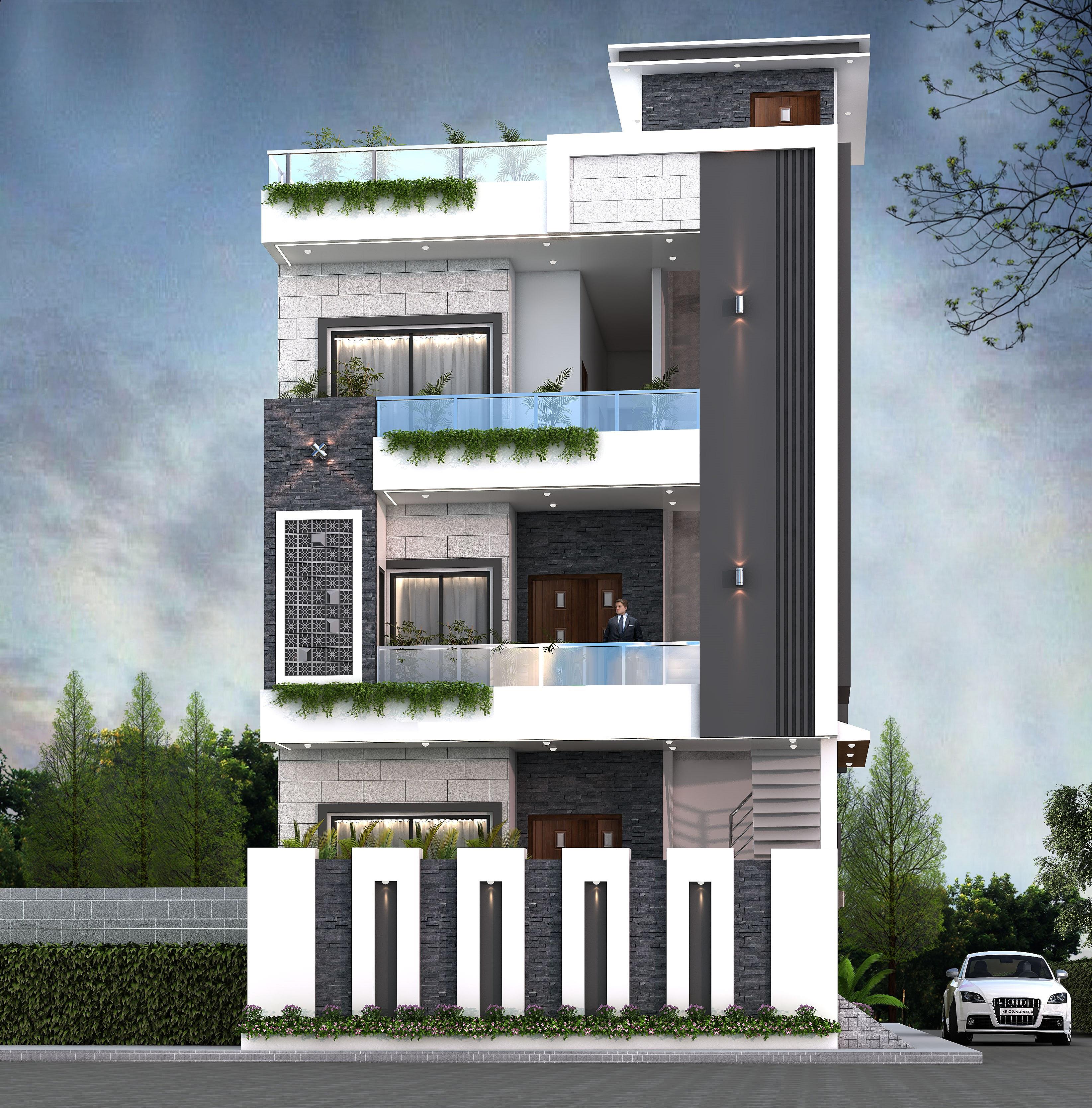 40X25 House Plan- 1000 sq ft Residential House Design at Jaipur [RJ]
