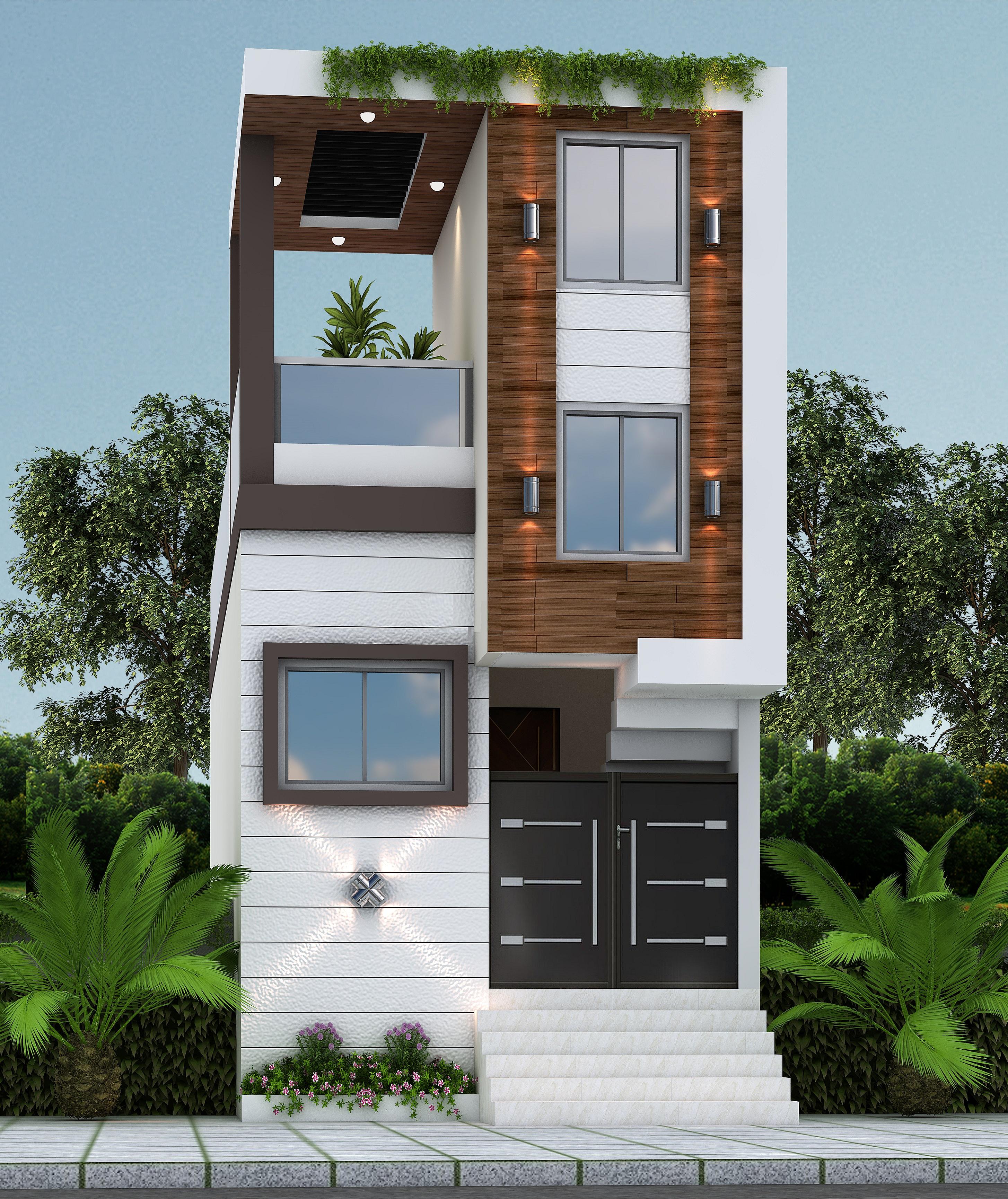 12X35 House Plan- 420 sq ft Residential House Design at Suwasara — photo 1 — Project ID 6966