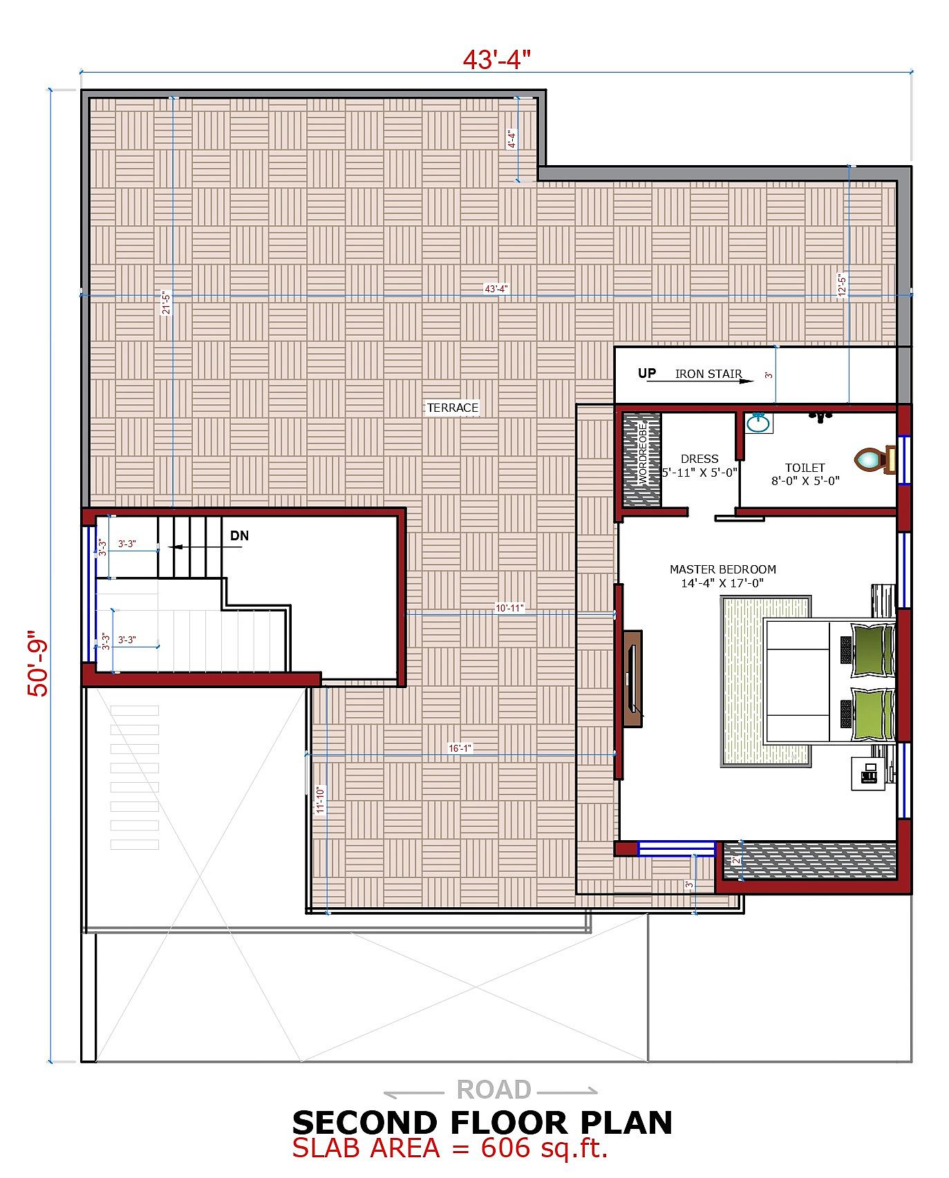 44X46 House With Office  Plan- 2024 sq ft Residential Cum Commercial House Design at Darrang [AS]