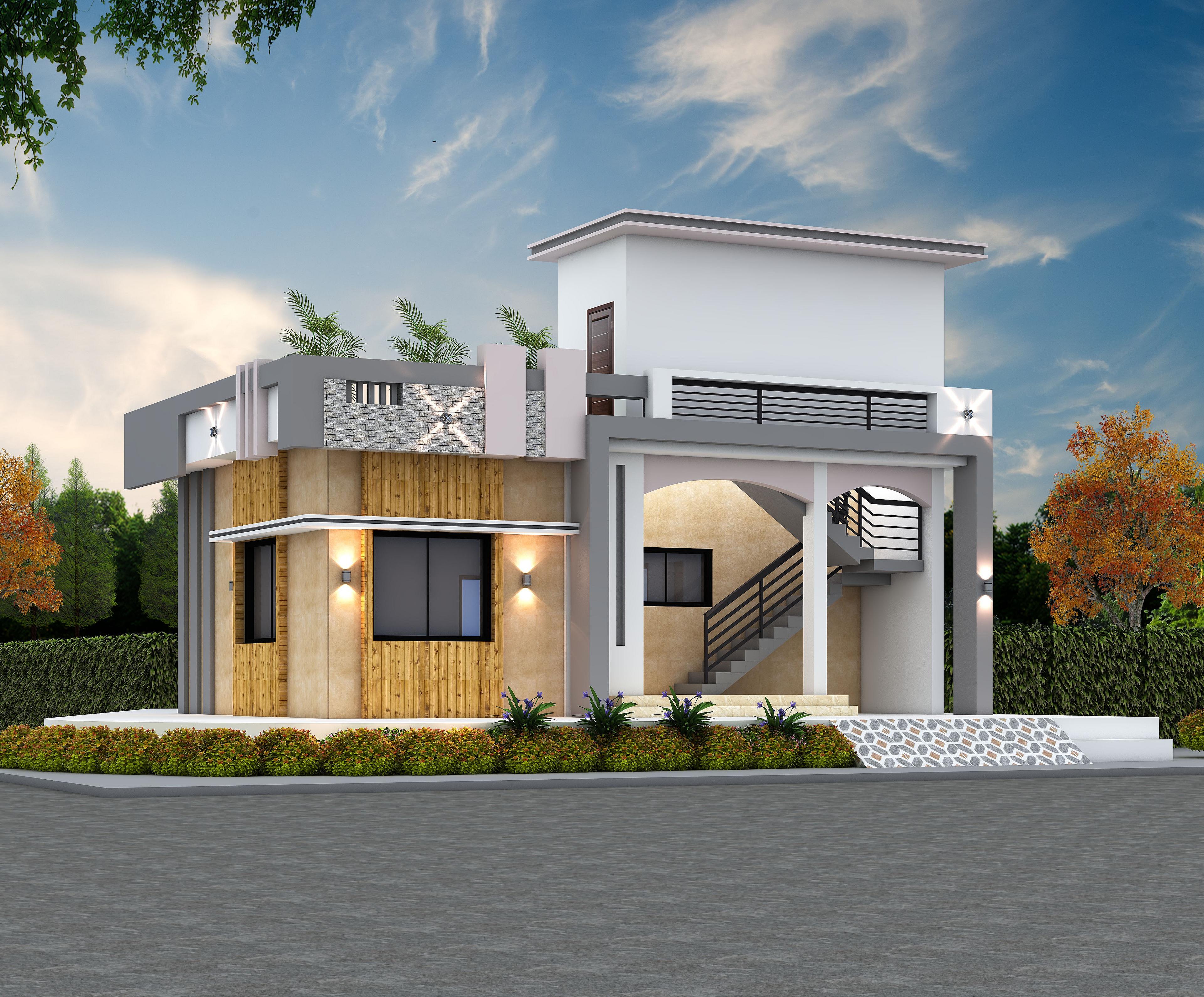 55X60 House Plan- 3300 sq ft Residential House Design at Chandrapur [MH]