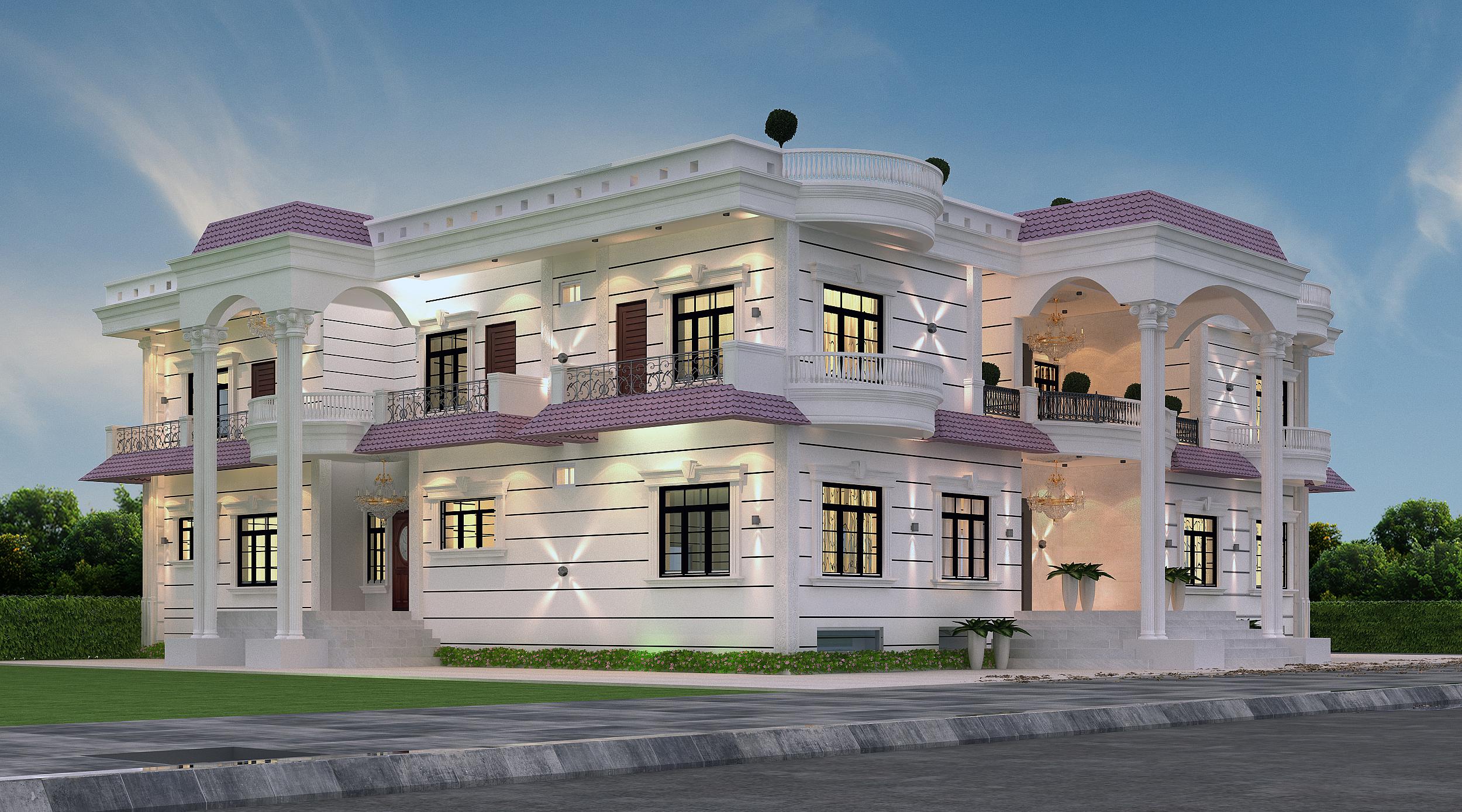 63X65 Apartment Plan- 4095 sq ft Residential Cum Commercial House Design at Mahrajganj thumbnail 1 — Project ID 7022