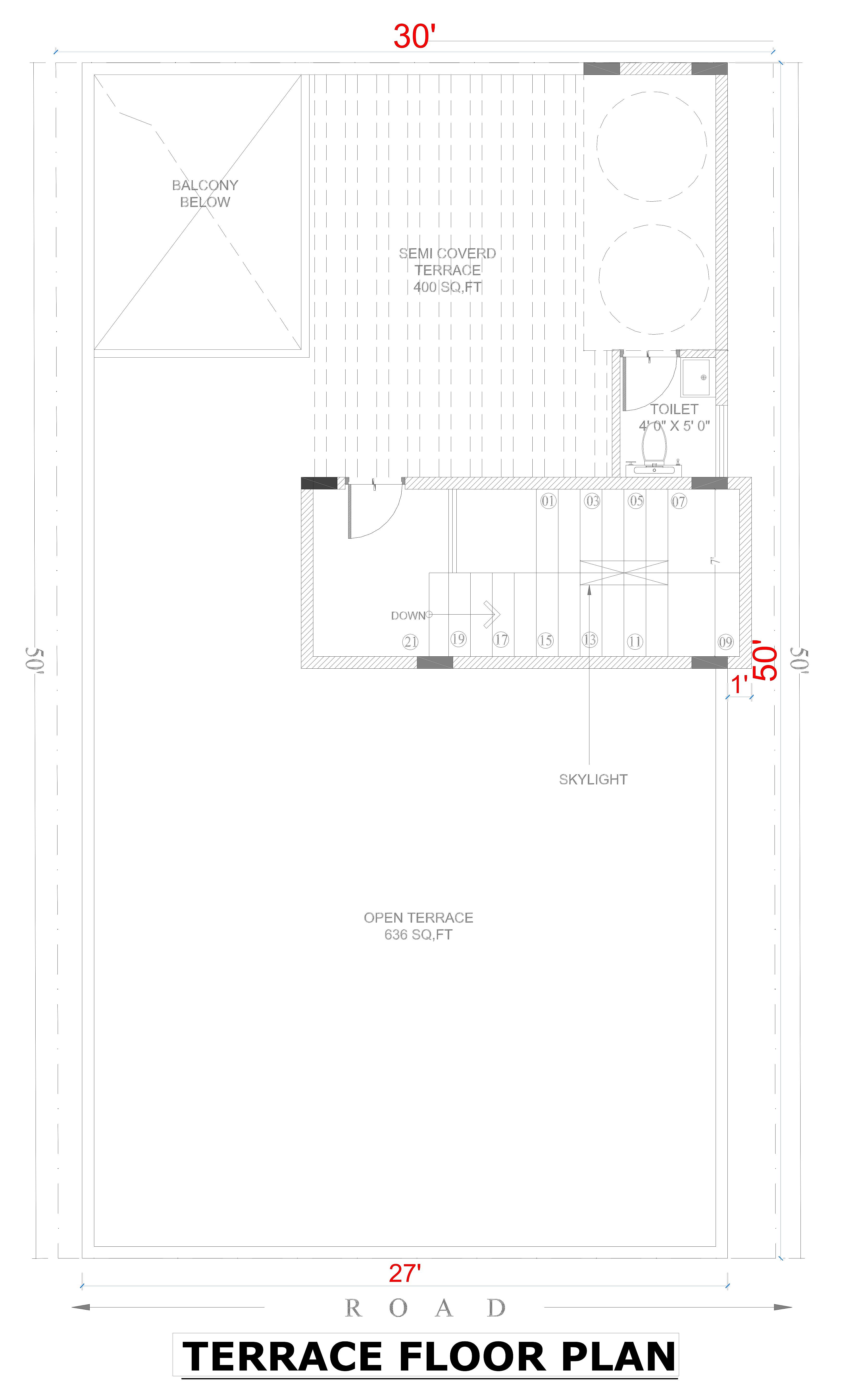 30X50 House Plan- 1500 sq ft Residential House Design at Bangalore thumbnail 2 — Project ID 7040