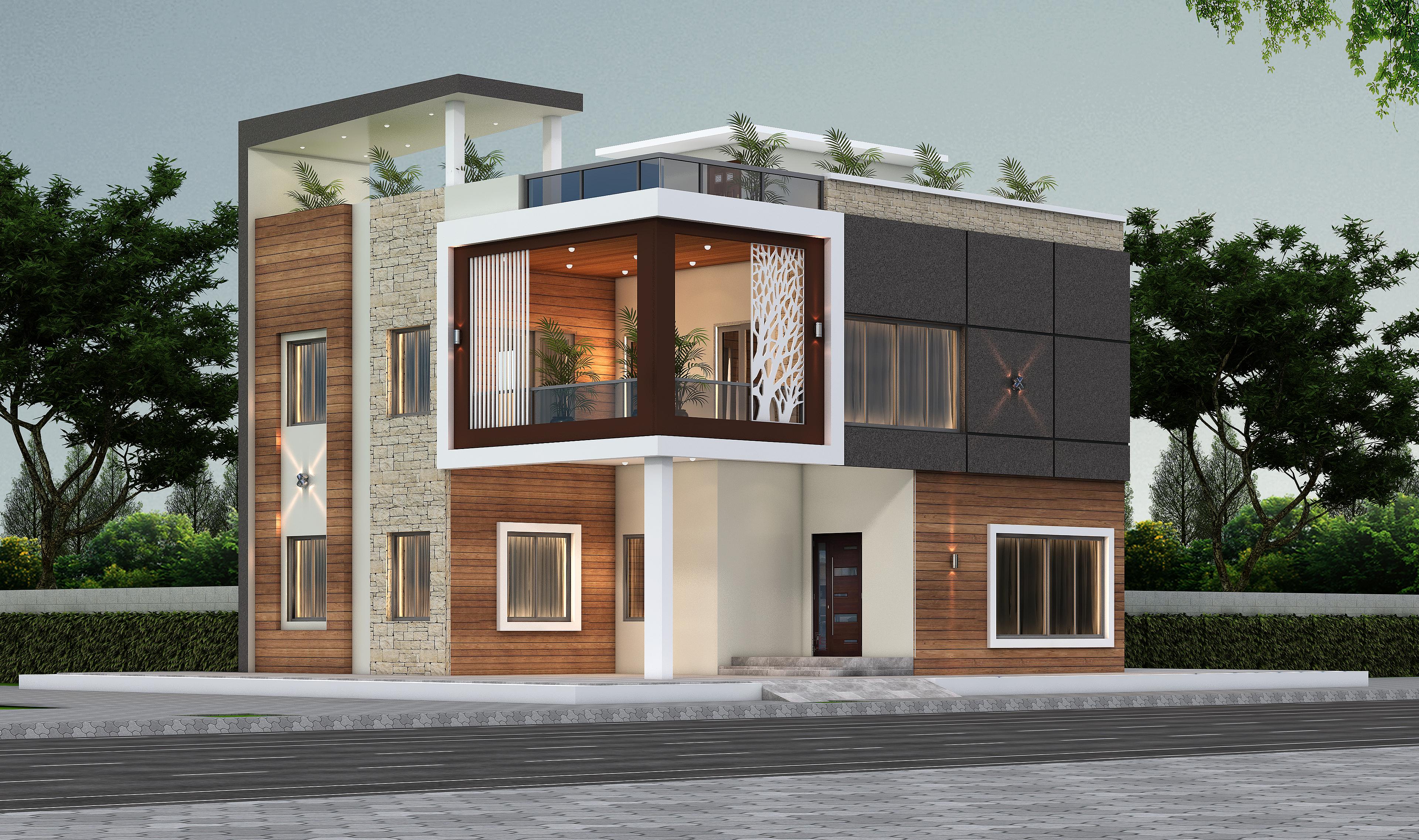 62X50 House Plan- 3100 sq ft Residential House Design at Bangalore thumbnail 1 — Project ID 7045