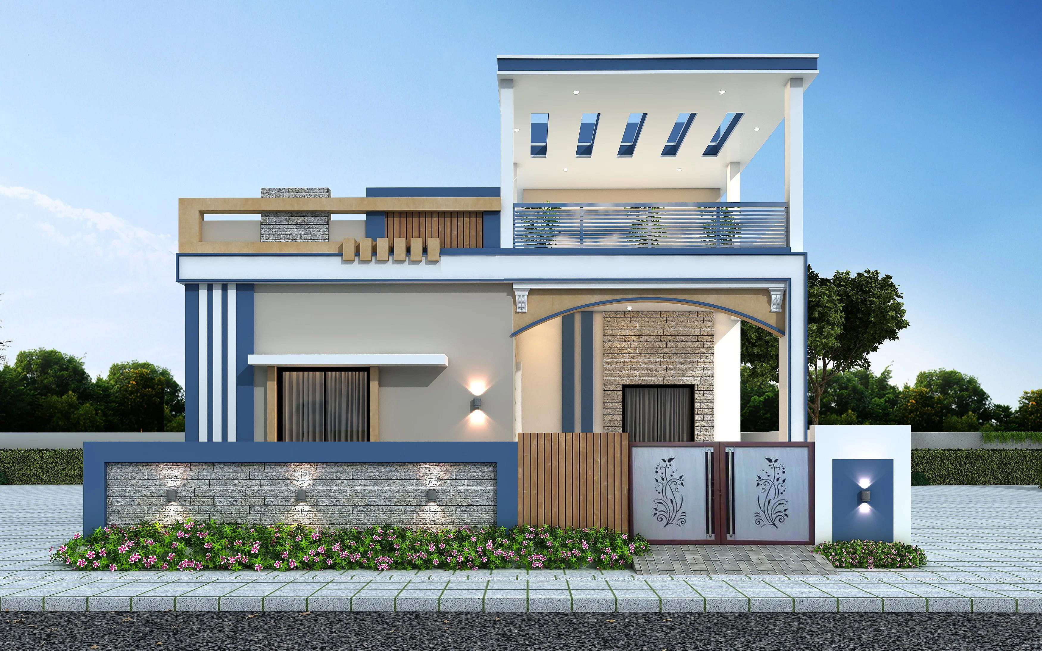 40X50 House plan- 2000 sqft Residential house design At Vellore — photo 1 — Project ID 7064