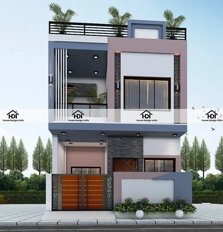 20X40 House Plan- 800 sq ft Residential House Design at Indore [MP]