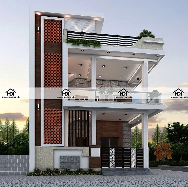 28X58 House Plan- 1624 sq ft Residential House Design at Saharanpur — photo 1 — Project ID 7082
