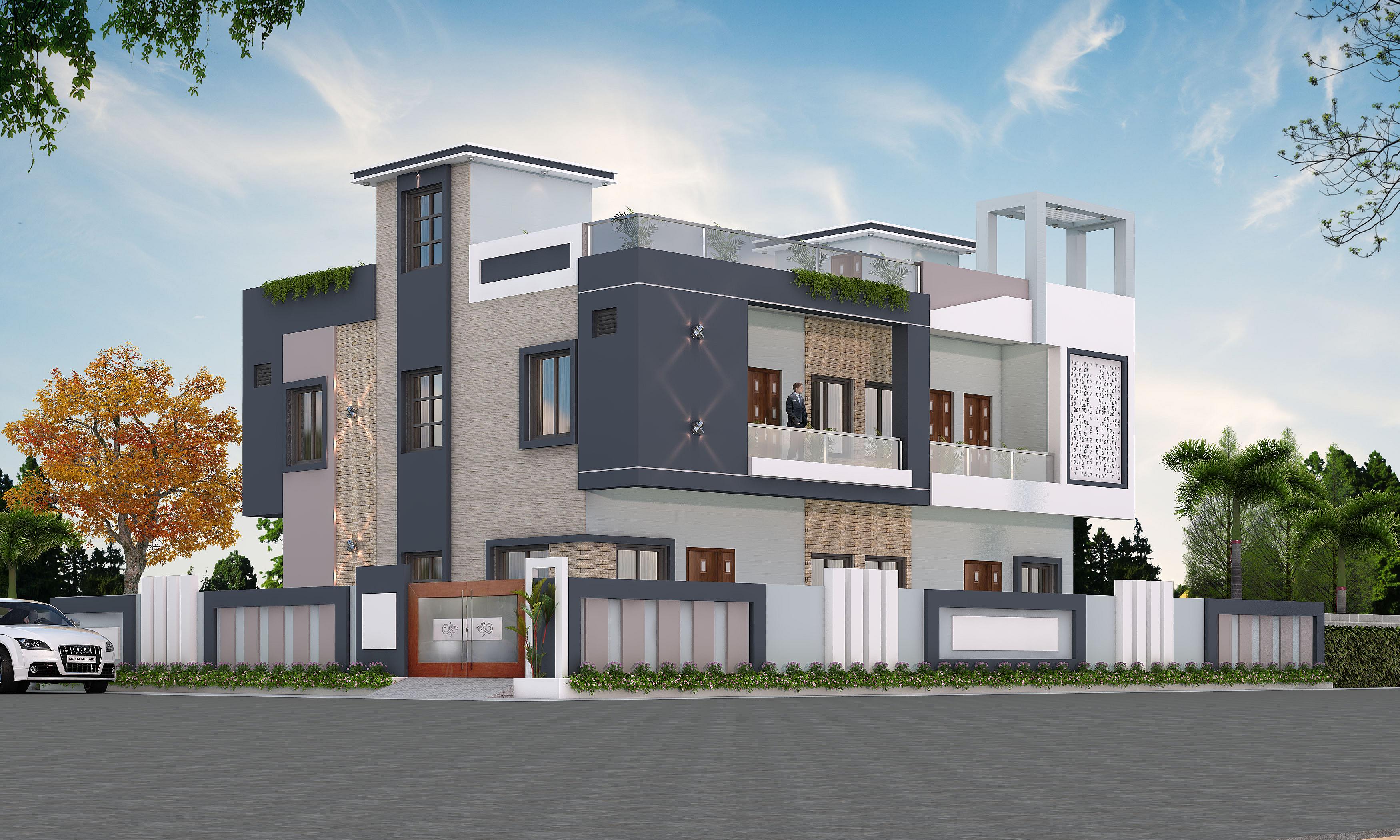50X65 House Plan- 3250 sq ft Residential House Design at Mangor Hill [GOA]